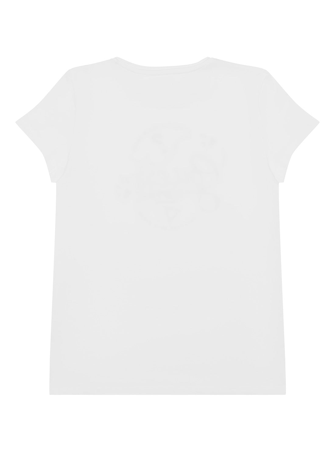GUESS Kids Big Girl White Guess 81 Heart Logo T-Shirt (7-16) J2GI00K6YW1 Back View