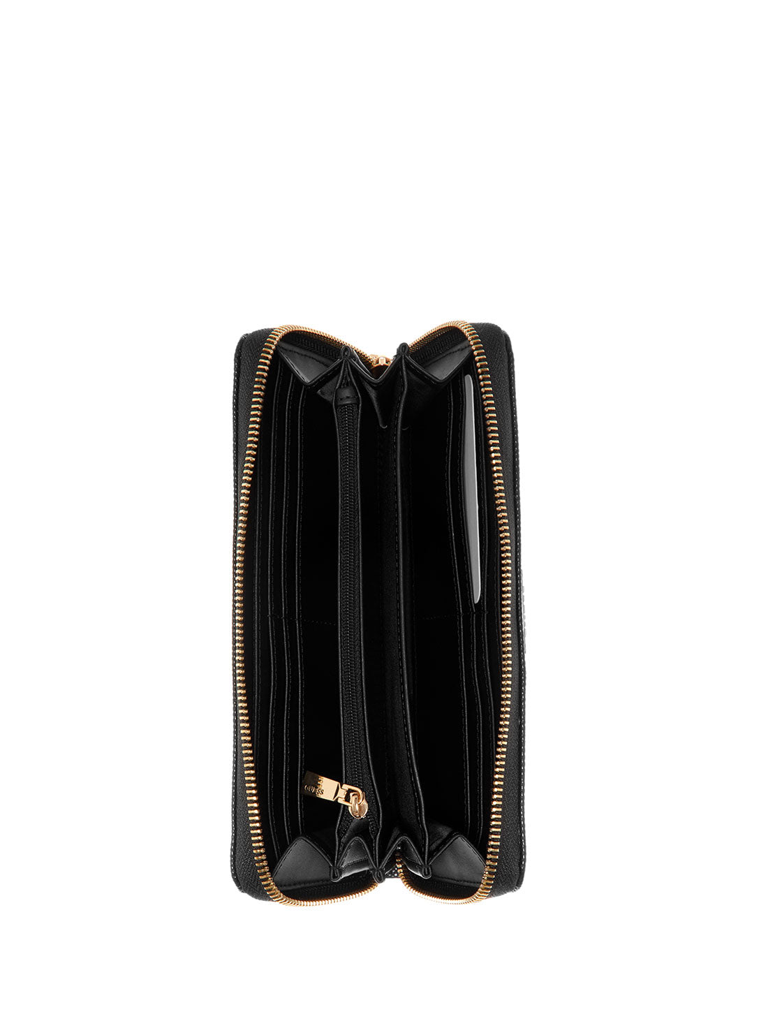 GUESS Womens Black Zadie Quattro G Large Wallet SA839646 Inside View