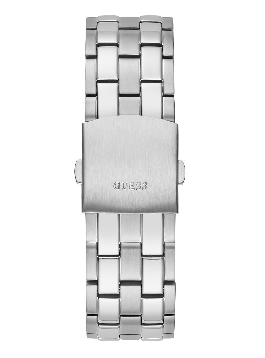 GUESS Mens Silver Top Gun Watch GW0278G1 Back View