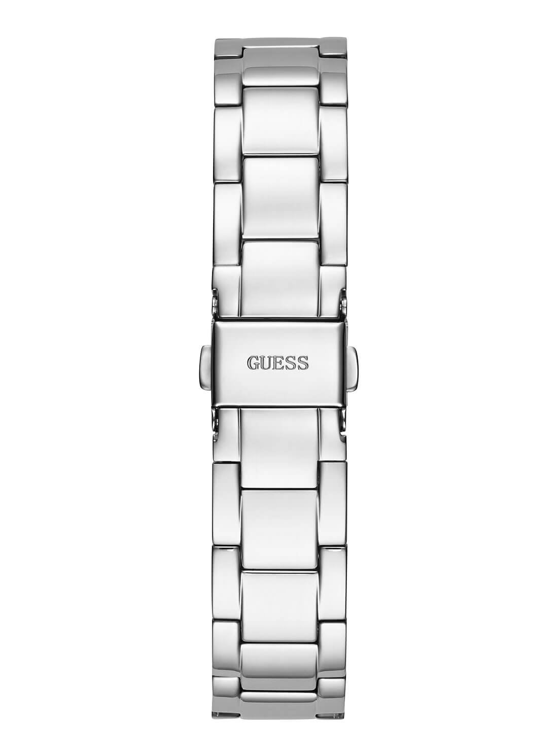 GUESS Womens Silver Quattro G Champ Watch GW0300L1 Back View