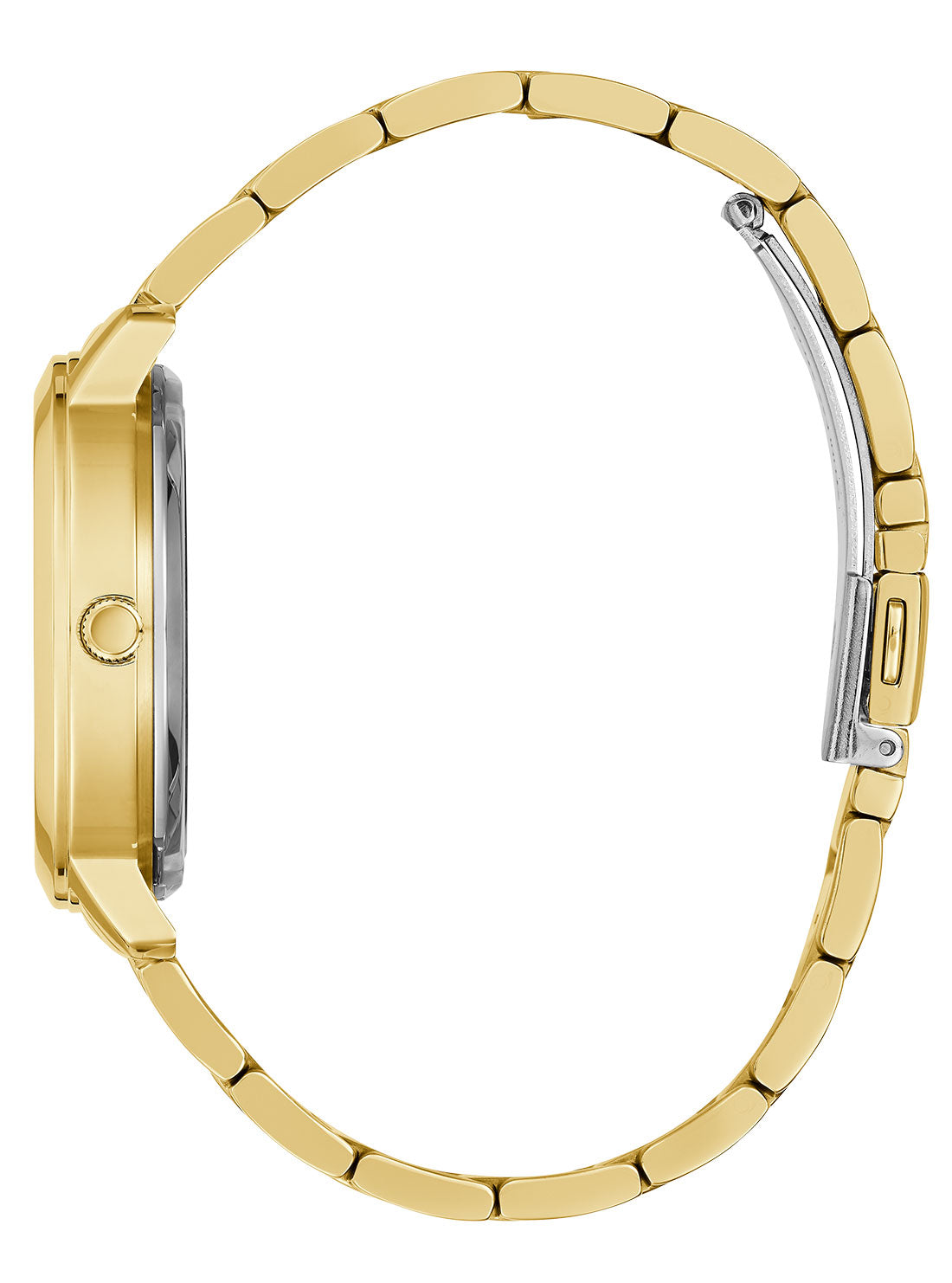GUESS Womens Gold Quattro G Champ Watch GW0300L2 Side View