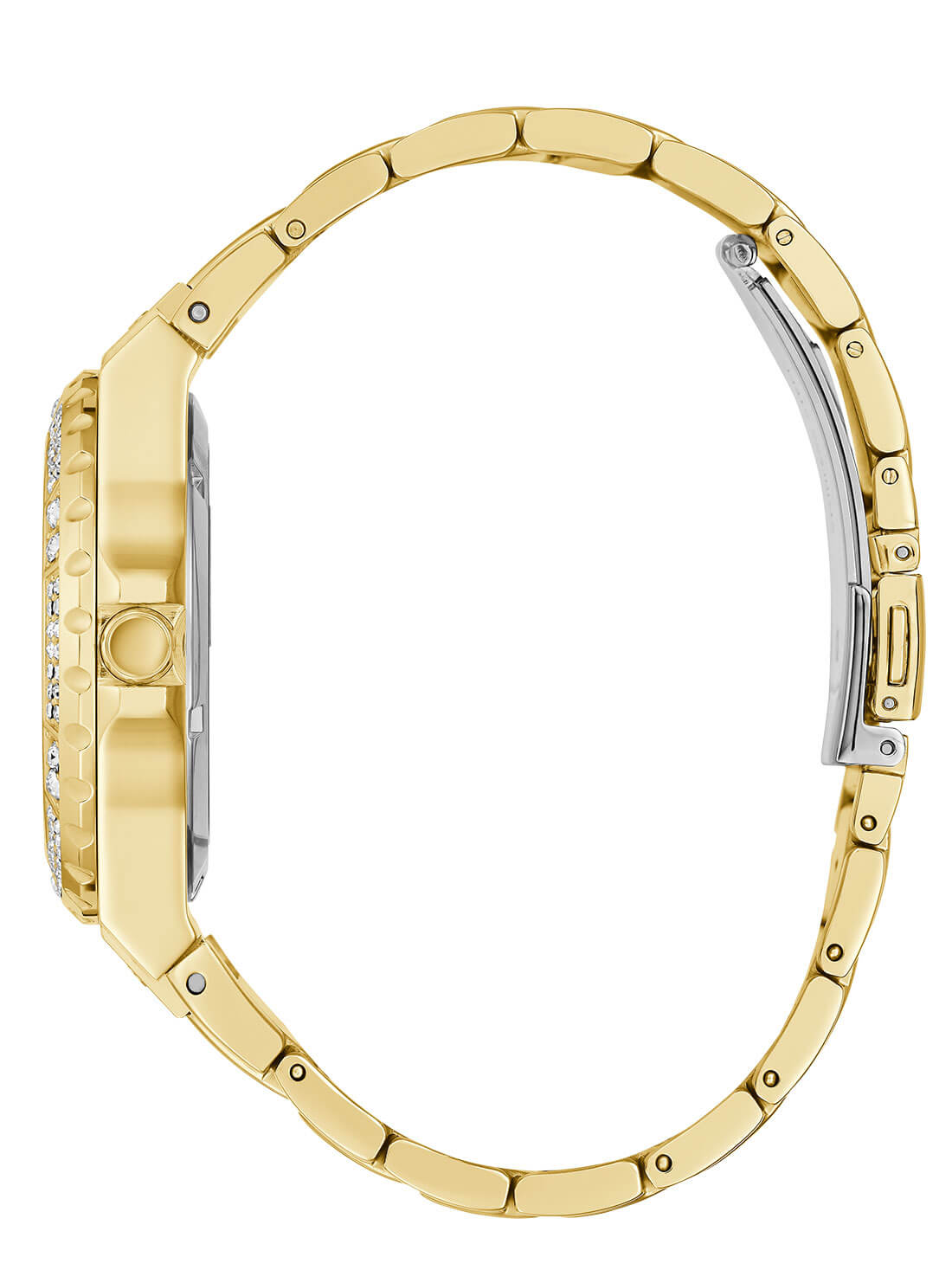 GUESS Womens Gold Glitz Reveal Watch GW0302L2 Side View