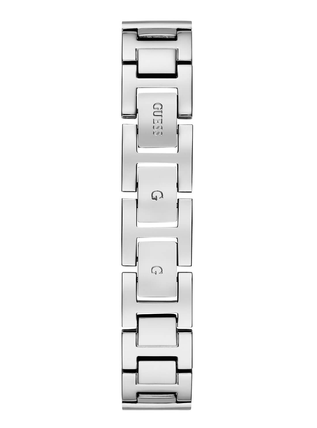 GUESS Womens Silver Tapestry Mesh Watch GW0304L1 Back View