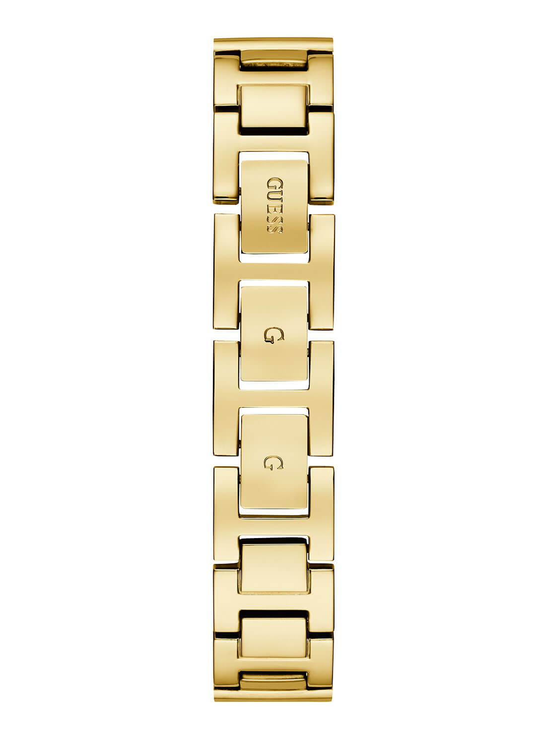 GUESS Women's Gold Tapestry Mesh Watch GW0304L2 Back View