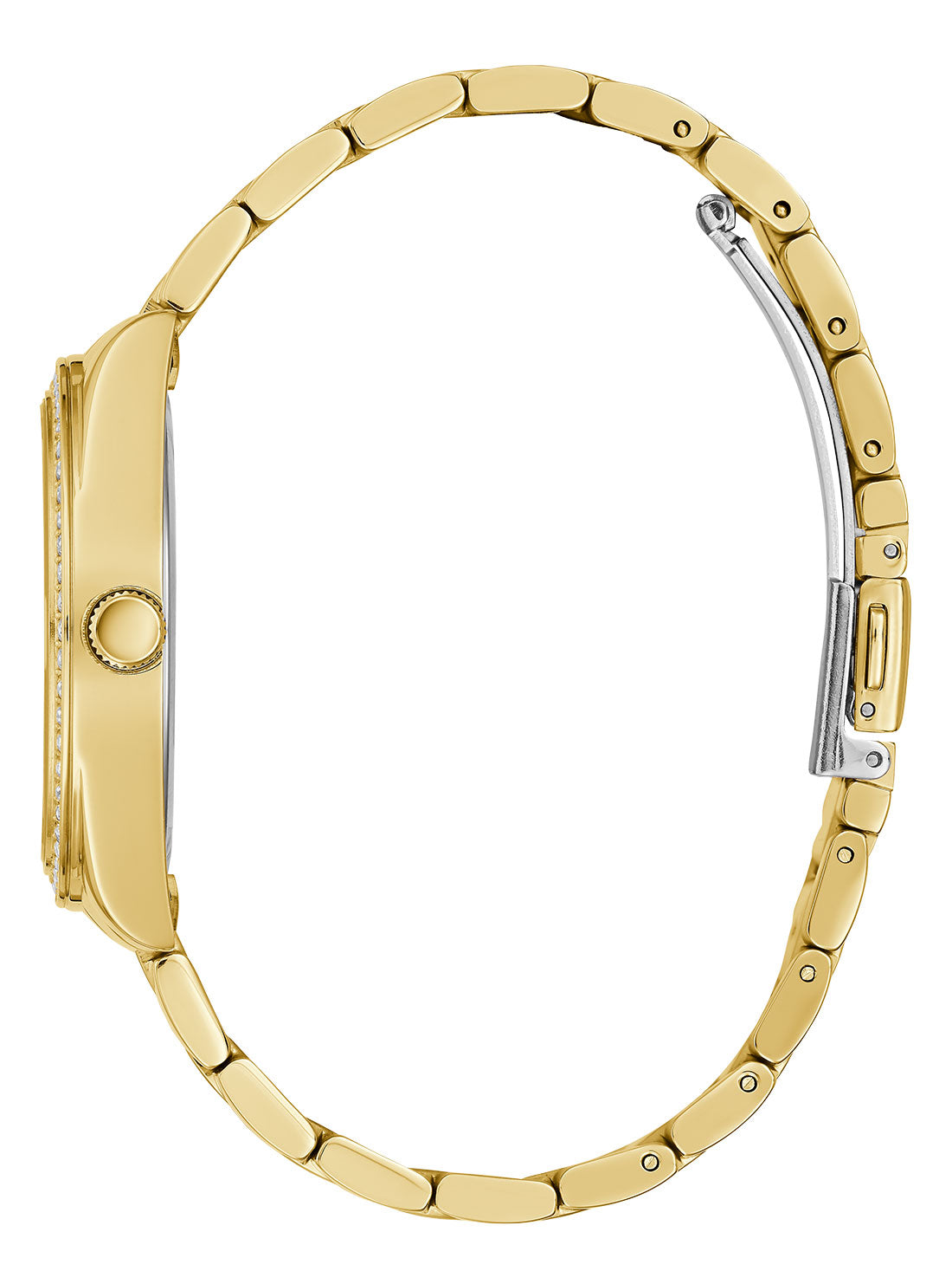 GUESS Womens Gold Luna Watch GW0307L2 Side View