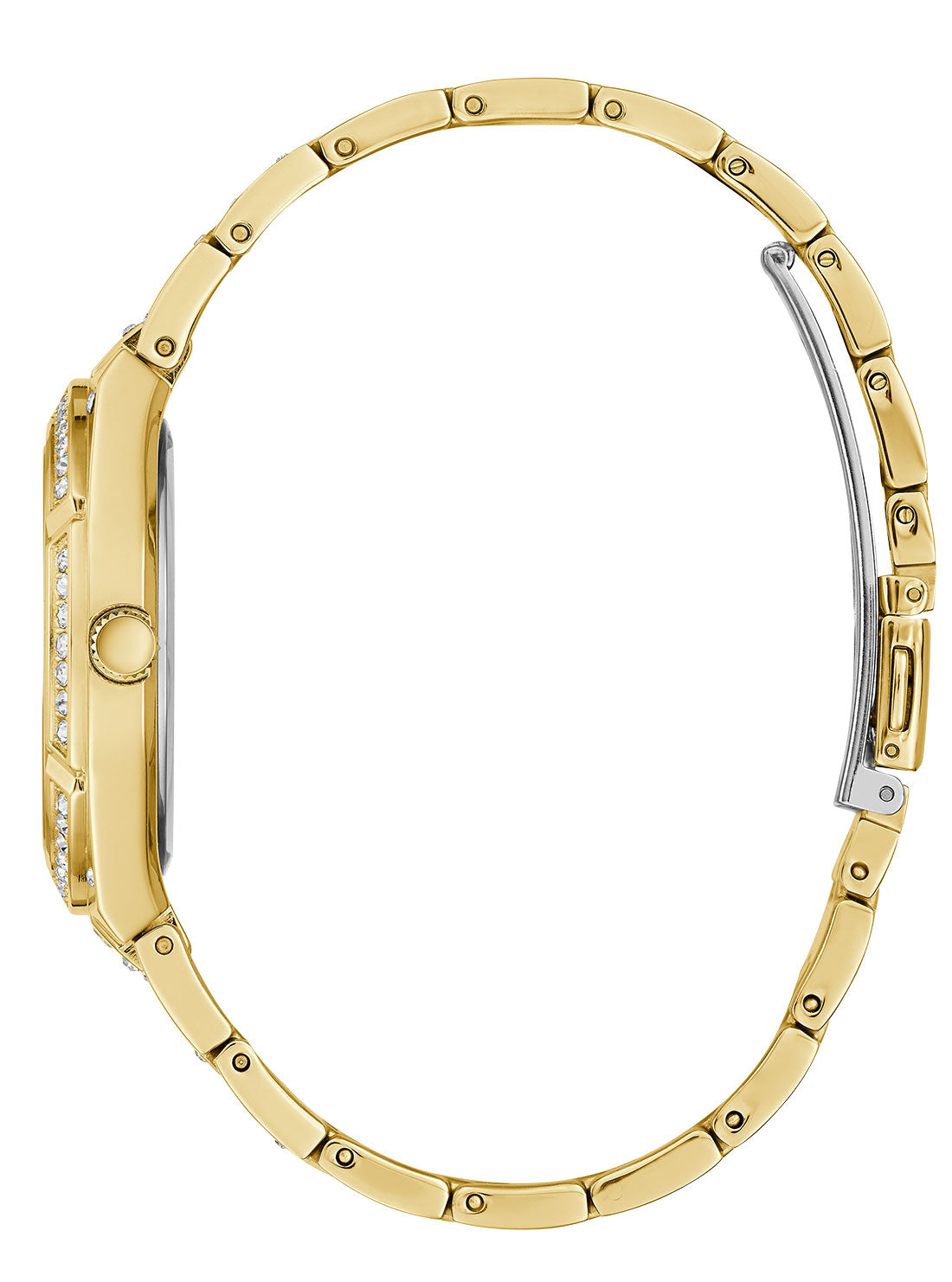GUESS Women's Gold Glitz Afterglow Watch GW0312L2 Side View