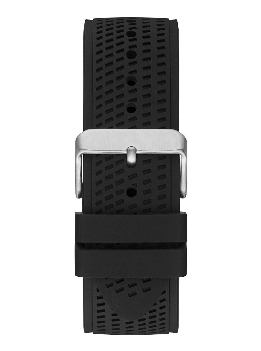 GUESS Mens Silver and Black Trophy Watch GW0333G1 Back View