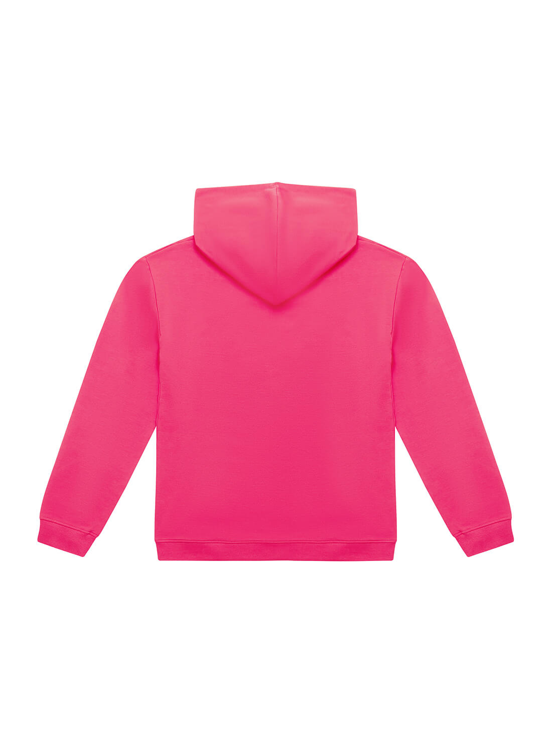 GUESS Big Girls Pink Studded Hoodie Jumper (7-16)  J1YQ01KA6V0 Back View