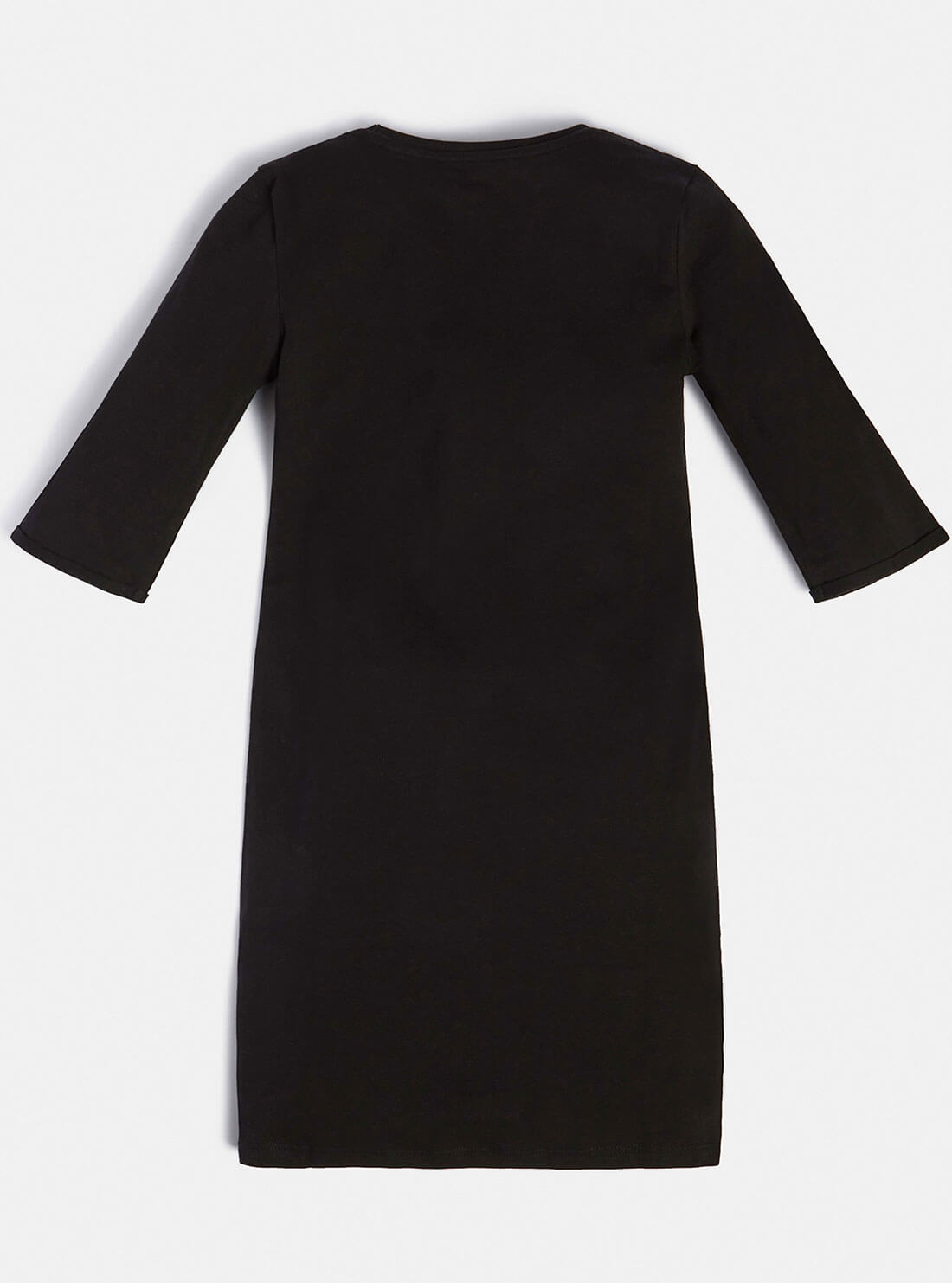 GUESS Big Girls Black Triangle Logo Dress (7-16) J93K51KAUD0 Back View