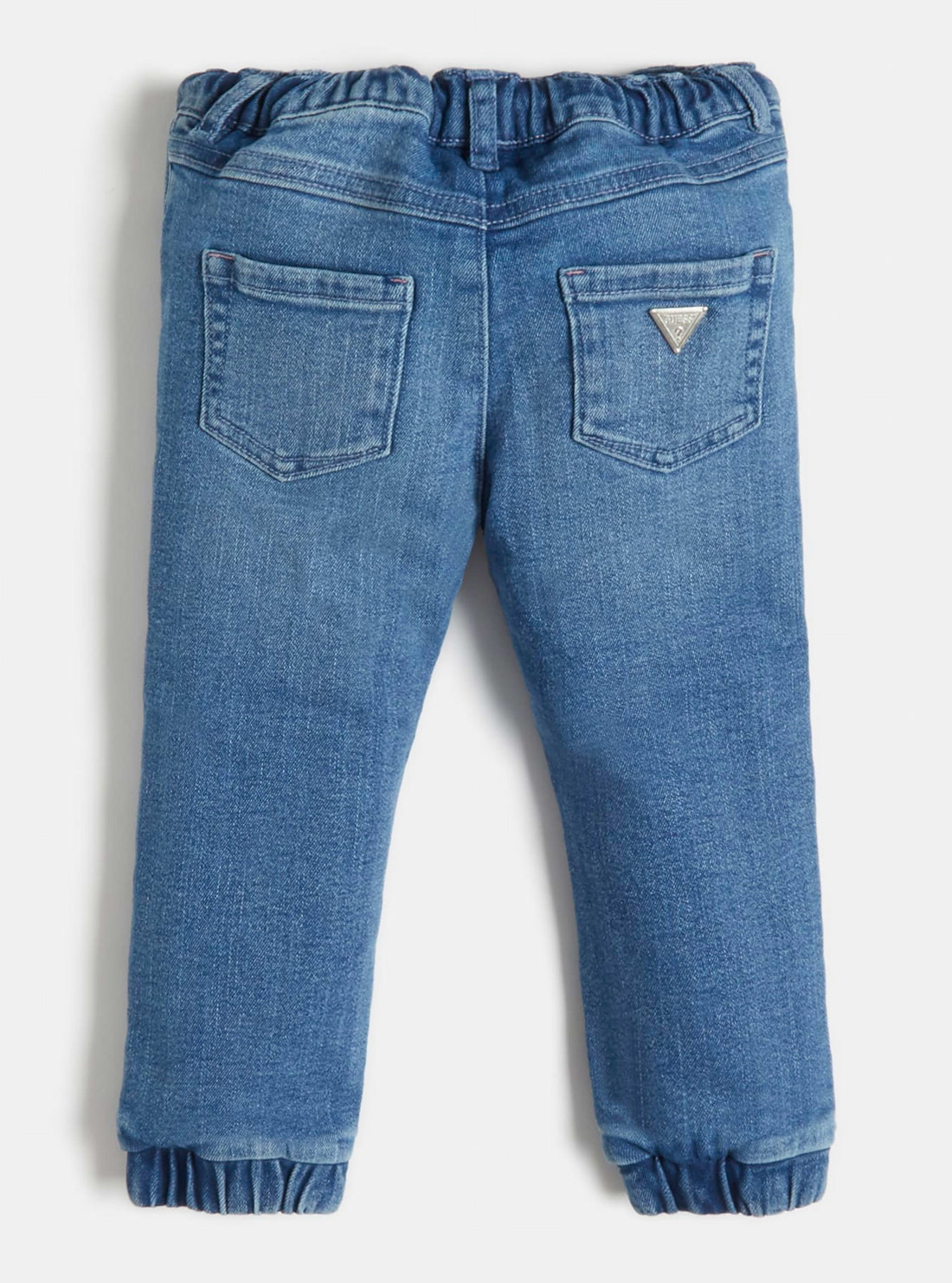 GUESS Kids Little Girl Skinny Denim Jeans in Indigo Blue (2-7) K1BA11D4IN0 Back View