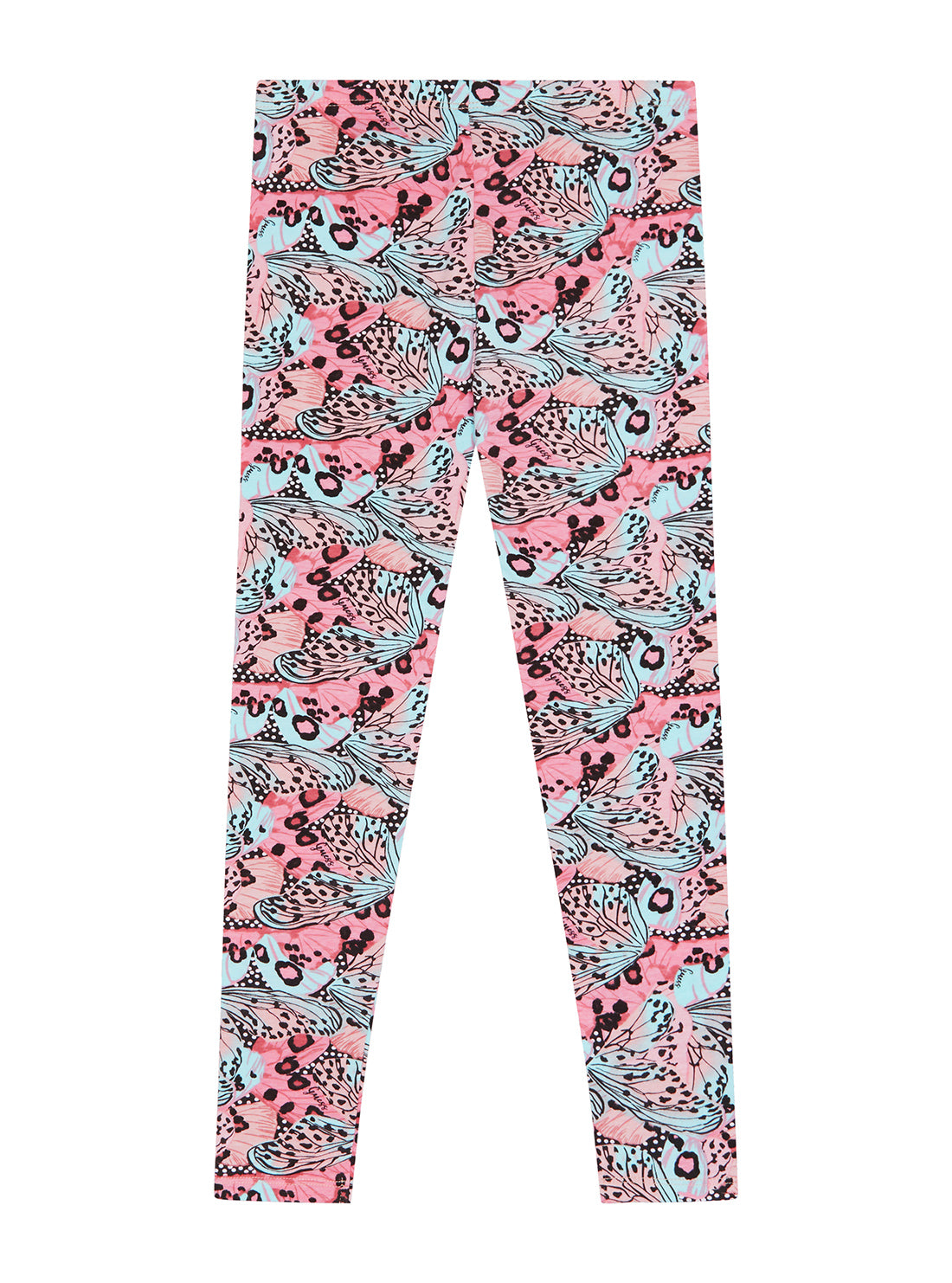 guess Butterfly Active Little Girl Leggings (2-7) back view