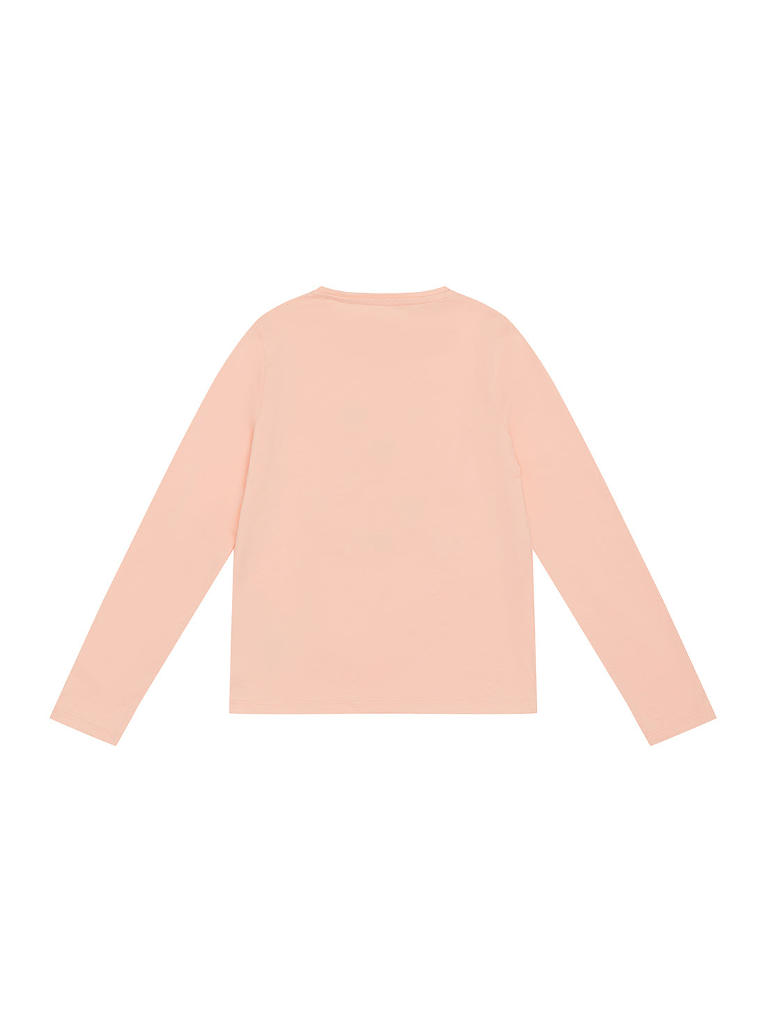 GUESS Long Sleeve Pink little girl T-Shirt (2-7) back view