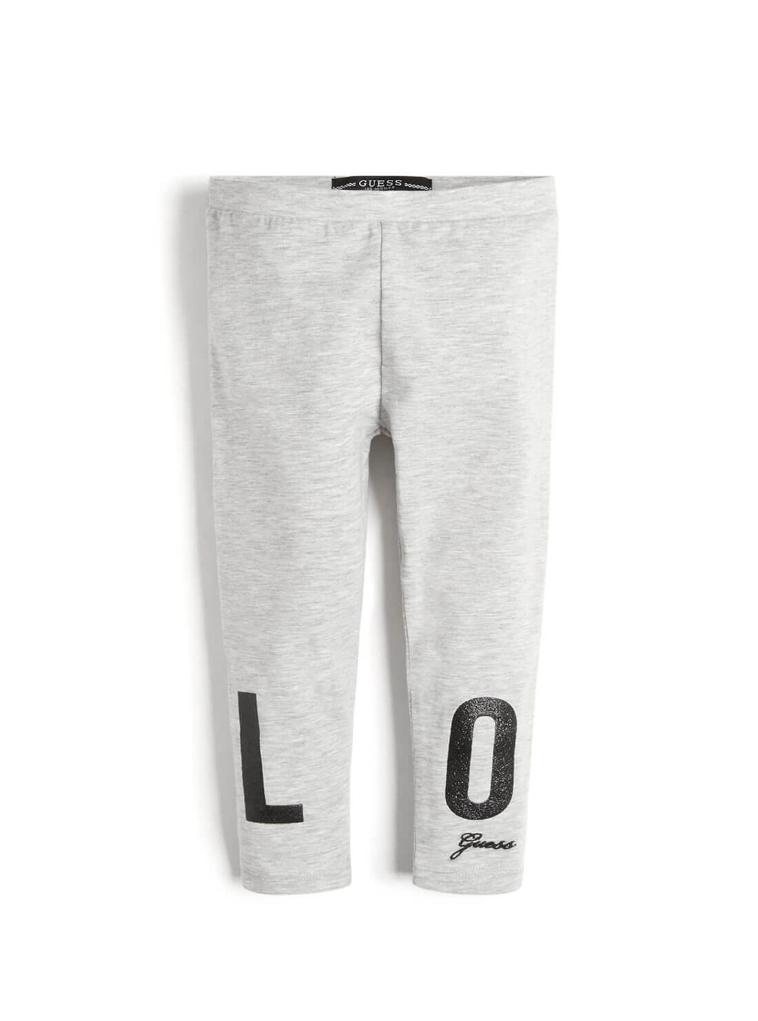 GUESS Little Girls Grey Love Leggings (2-7) K1YB04KAPS0 Back View