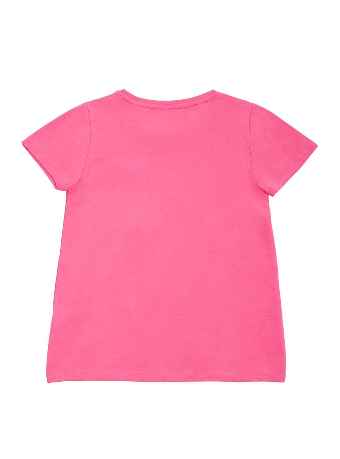 GUESS Pink Little Girl T-Shirt (2-7) bac kview