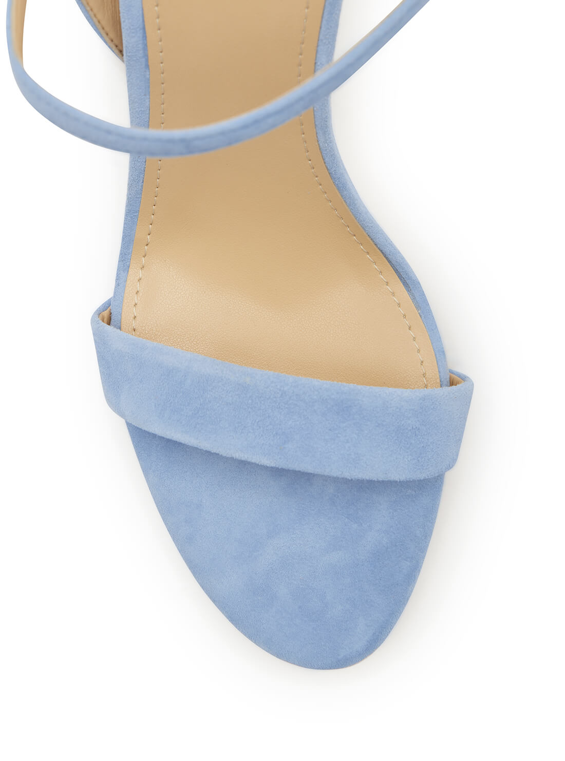 guess Kabelle Blue Womens High Heels front view