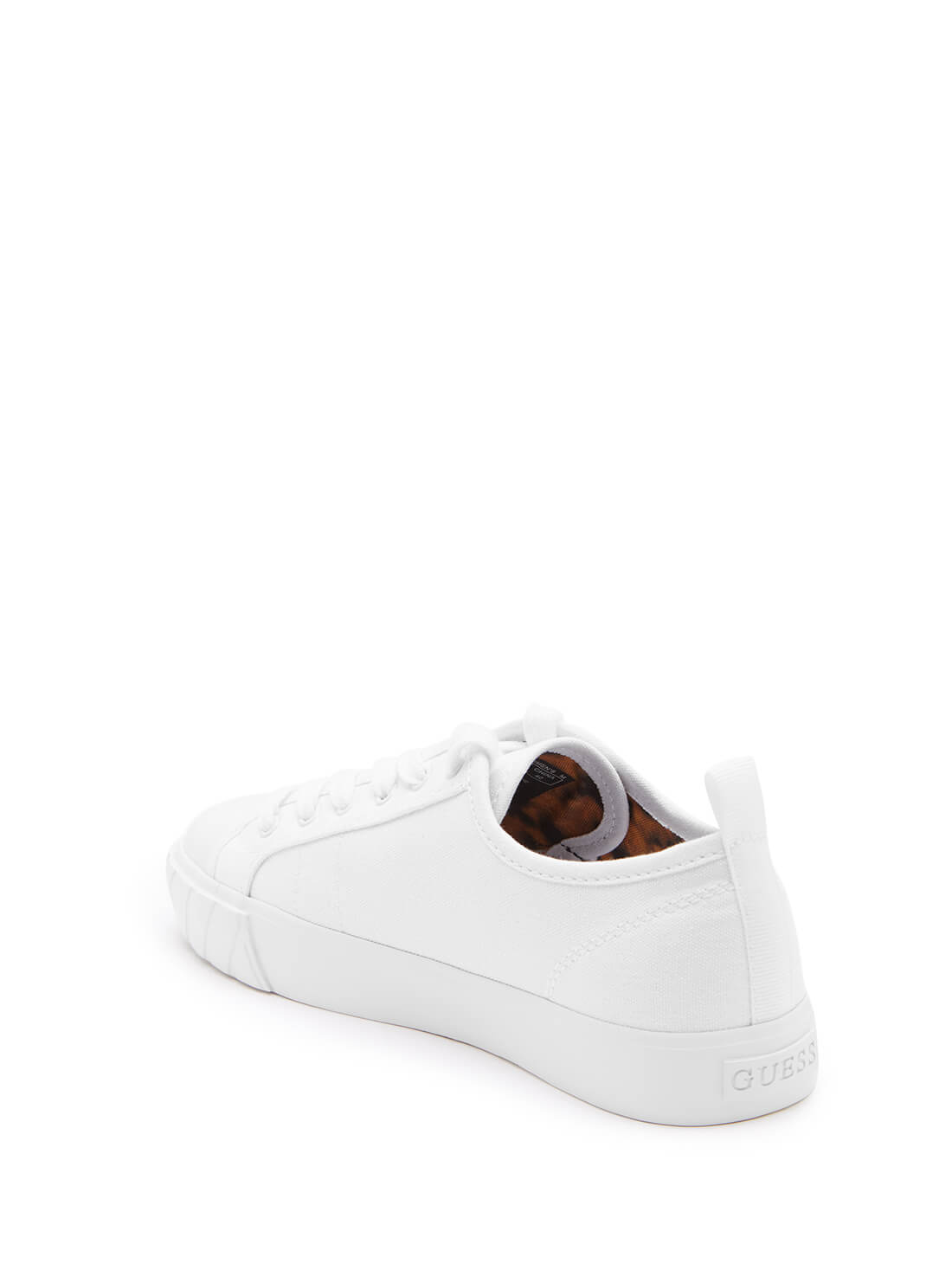 GUESS Kerrie Logo Low-Top White Women's Sneakers Back View