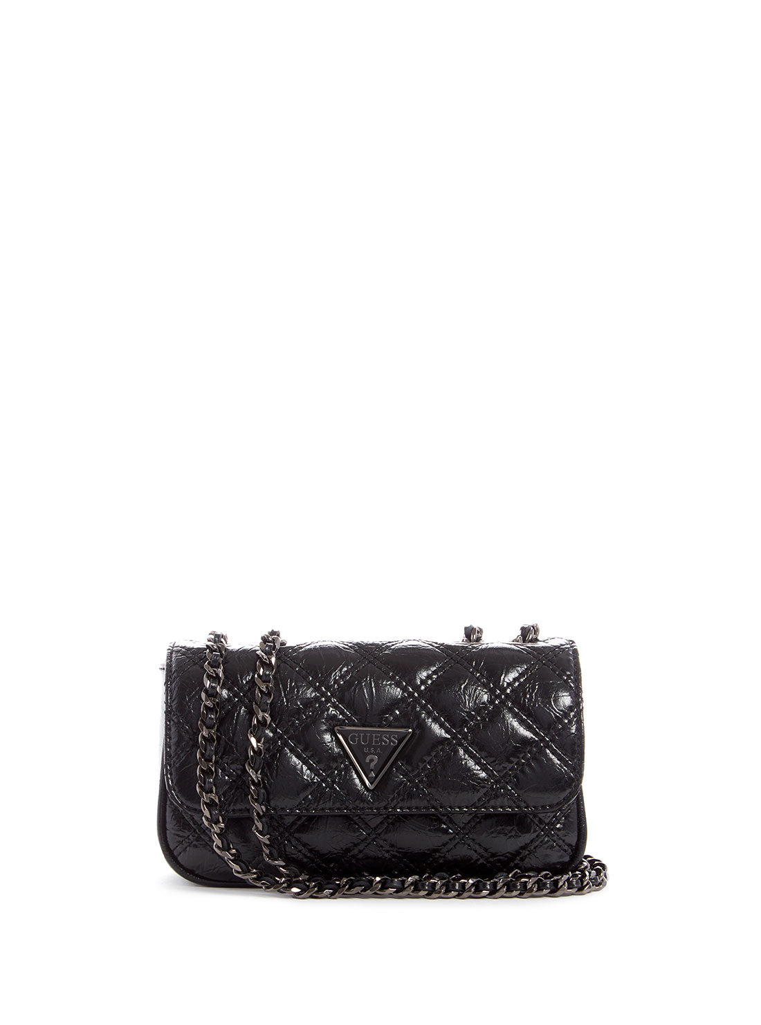 guess Black Cessily Micro Womens Mini Crossbody front view