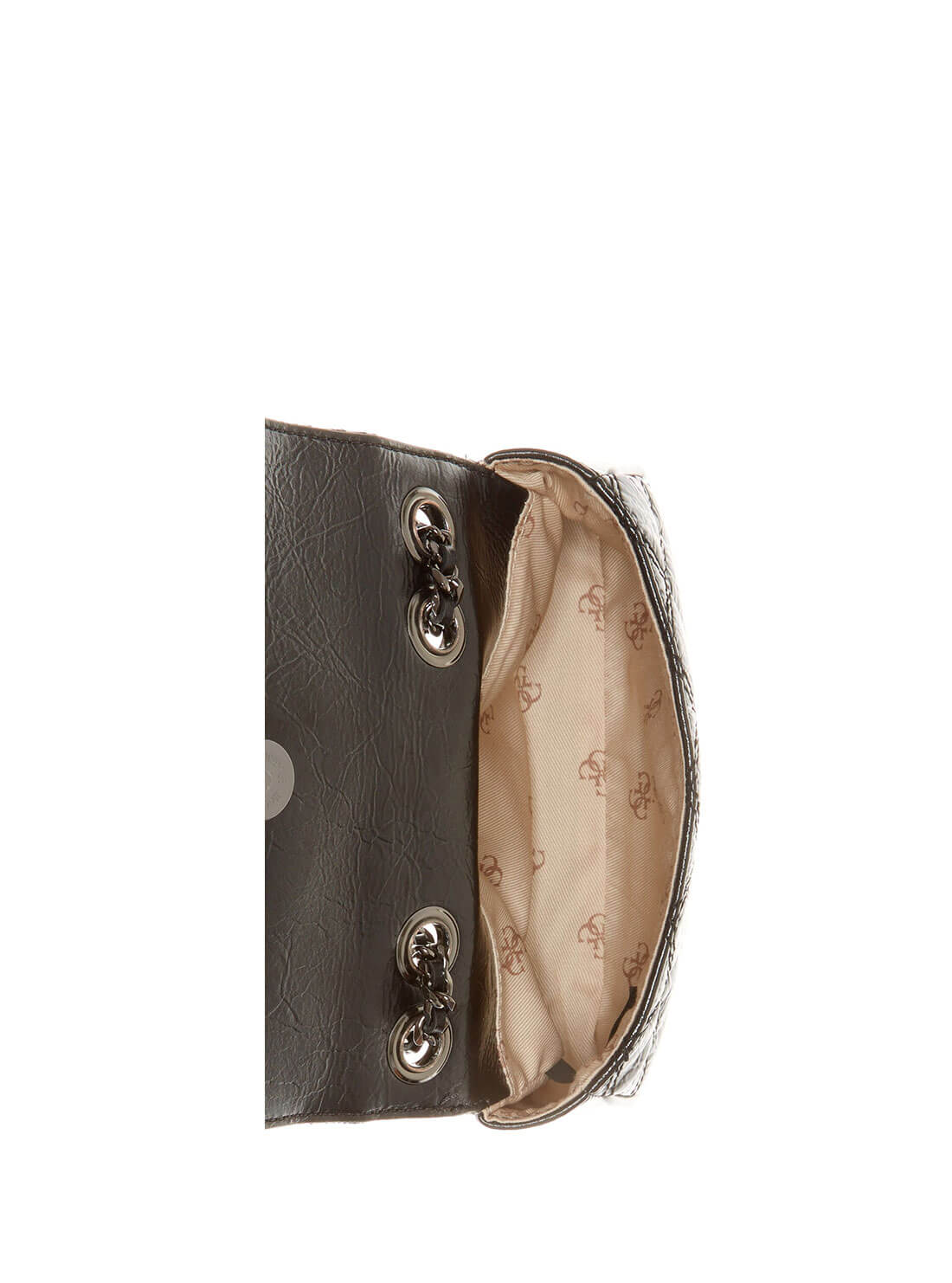 guess Black Cessily Micro Womens Mini Crossbody inside view