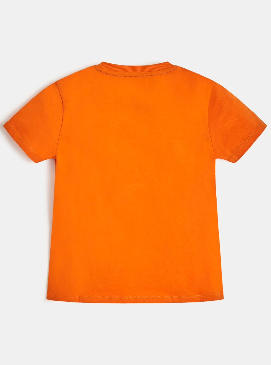 GUESS Big Boy Orange Multi Logo T-Shirt (7-16) L1BI00I3Z11 Back View