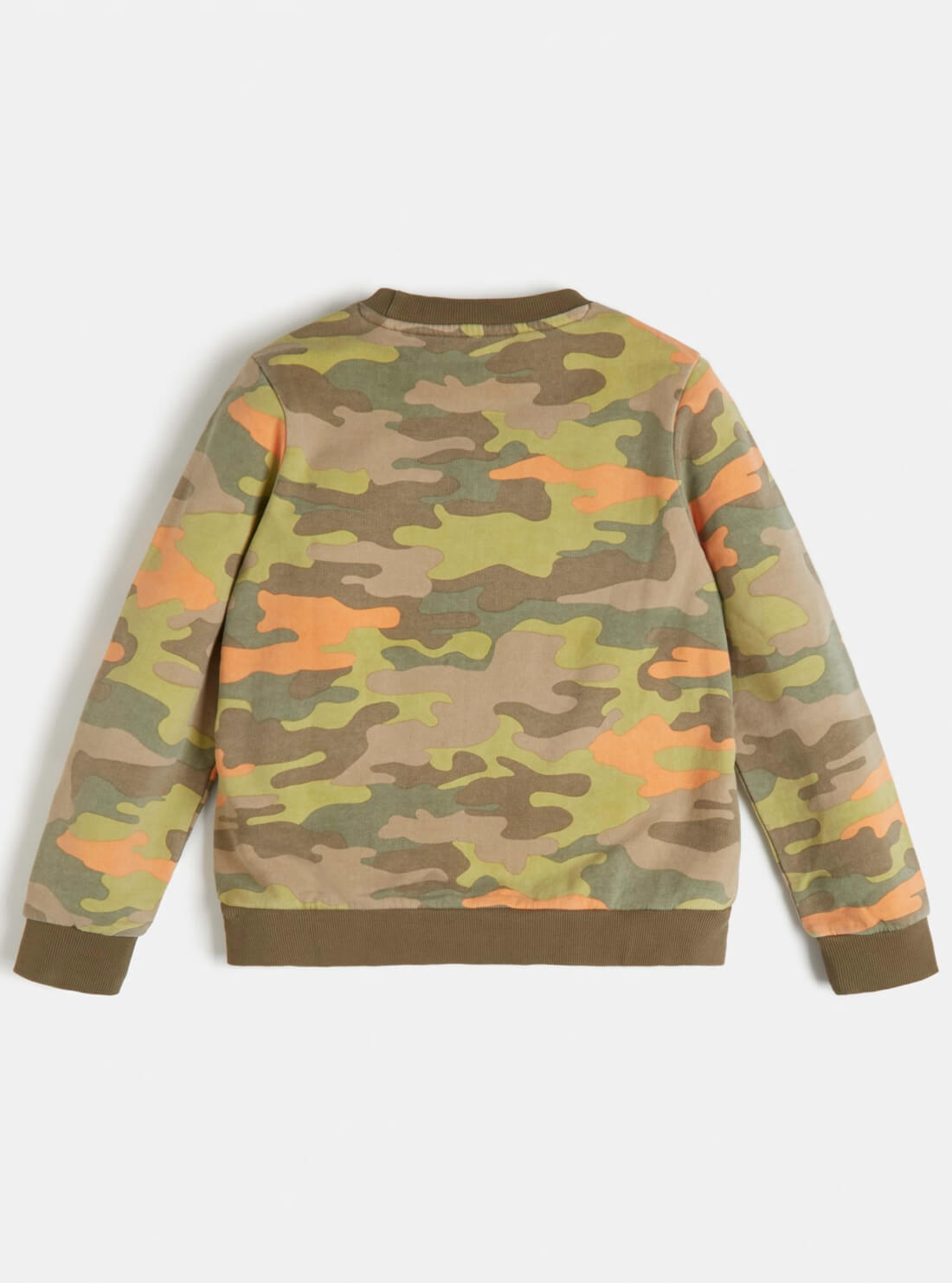 GUESS Big Boy Camo Pattern Active Jumper (7-16) L1BQ00KAD70 Back View