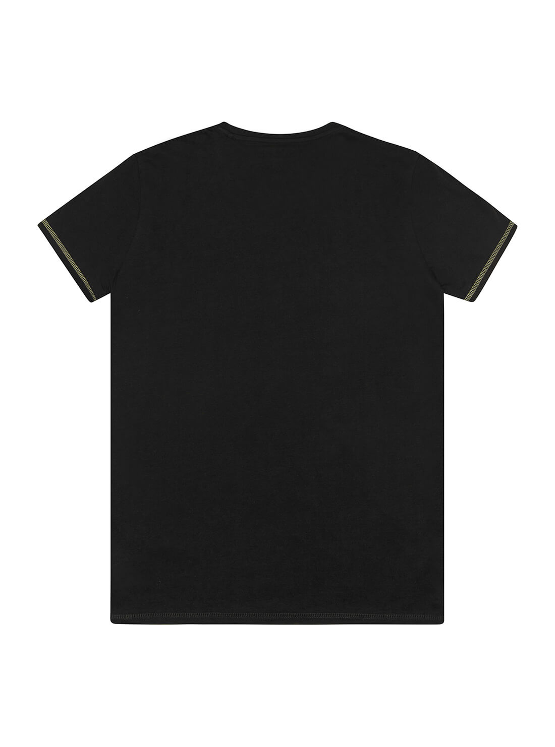 GUESS Big Boy Black Graphic Short Sleeve Logo T-Shirt (7-16) 1YI15K8HM0 Back View