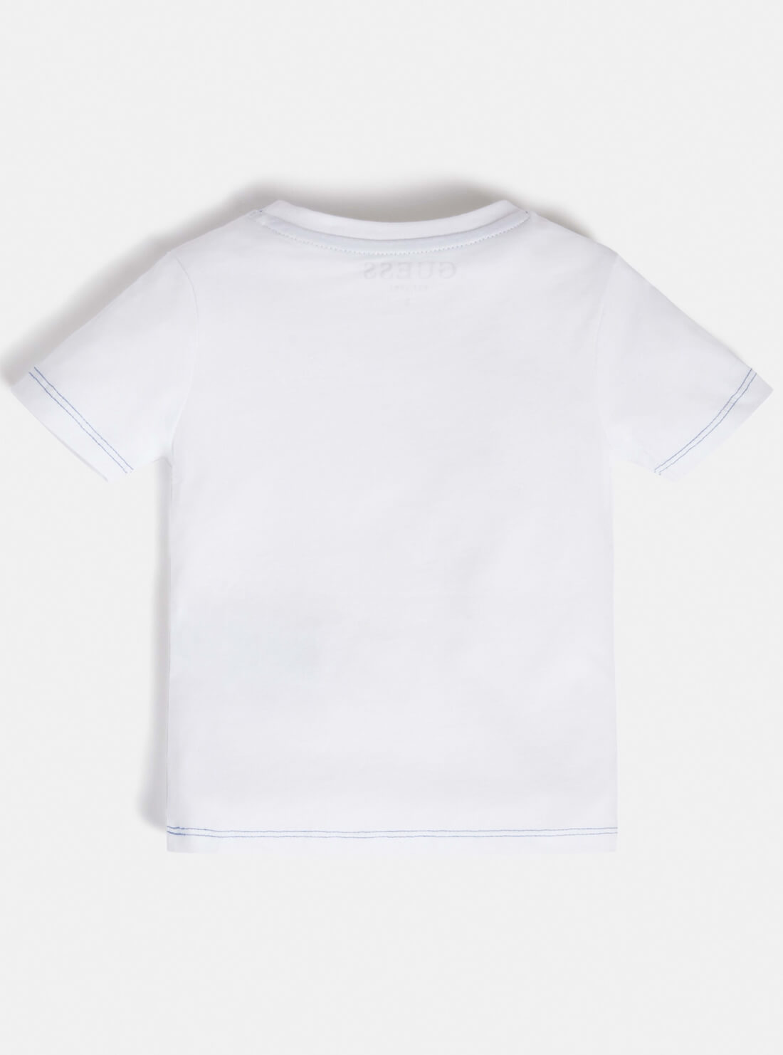 GUESS Little Boys White Square Logo T-Shirt (2-7)N1BI10I3Z11 Back View