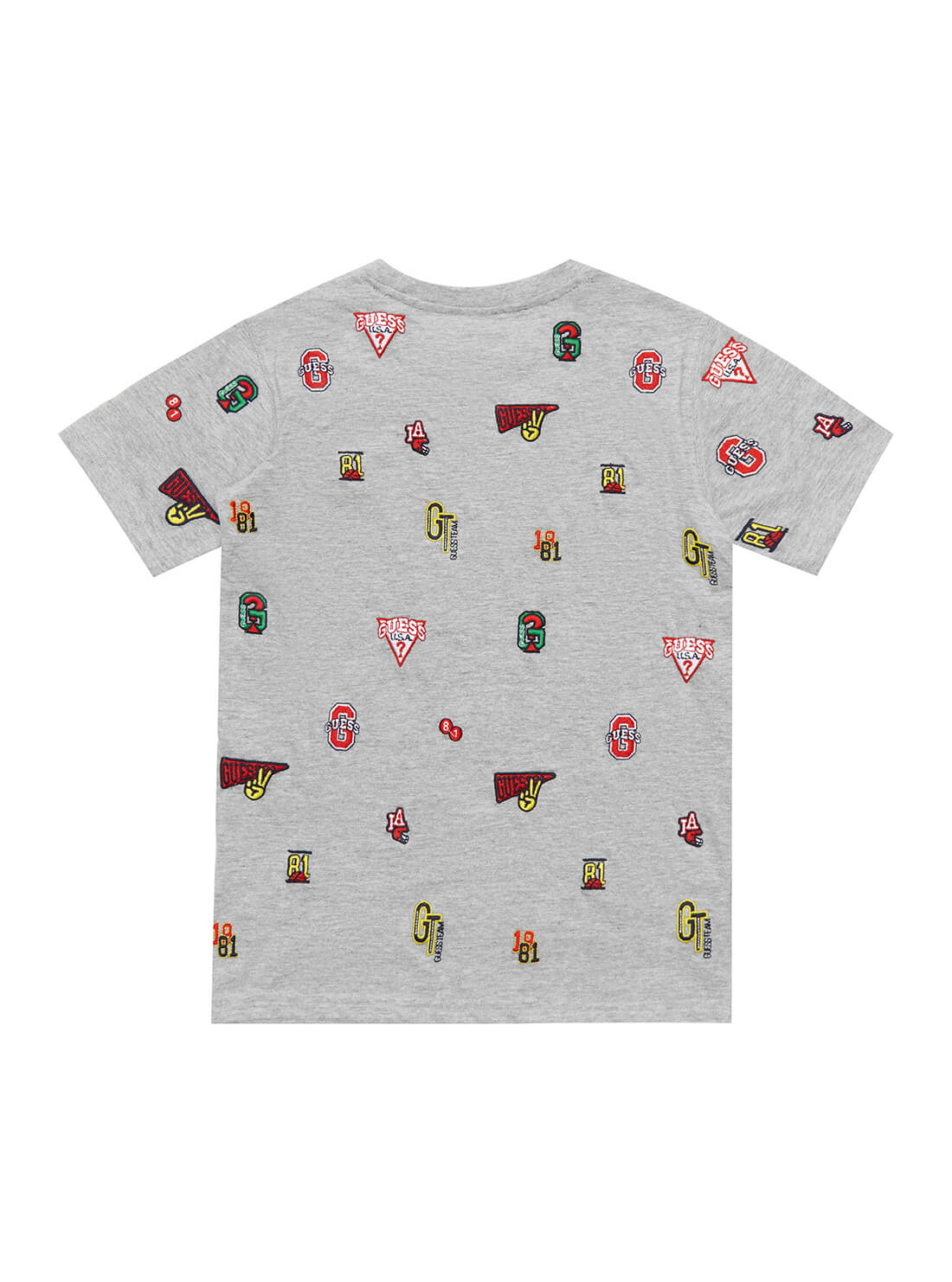 GUESS Little Boys Grey Collage Prints T-Shirt (2-7) N1YI04KAE90 Back View