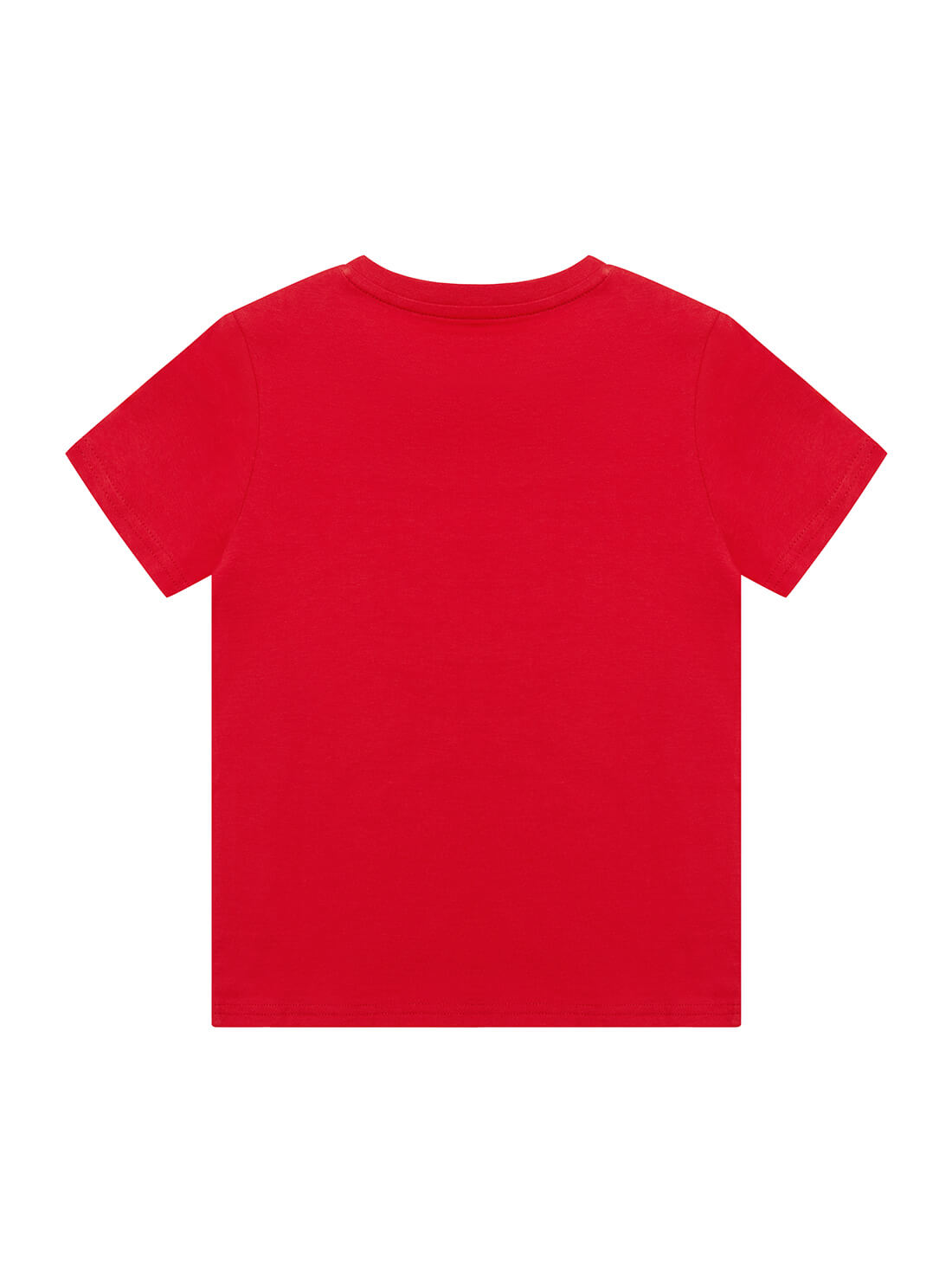 GUESS Little Boys Red GUESS Team T-Shirt (2-7) N1YI16K8HM0 Back View
