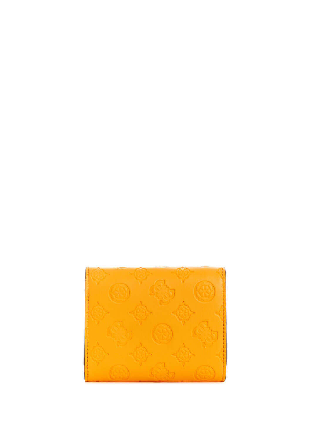 GUESS Womens  Orange Carlson Small Trifold Wallet PG839843 Back View
