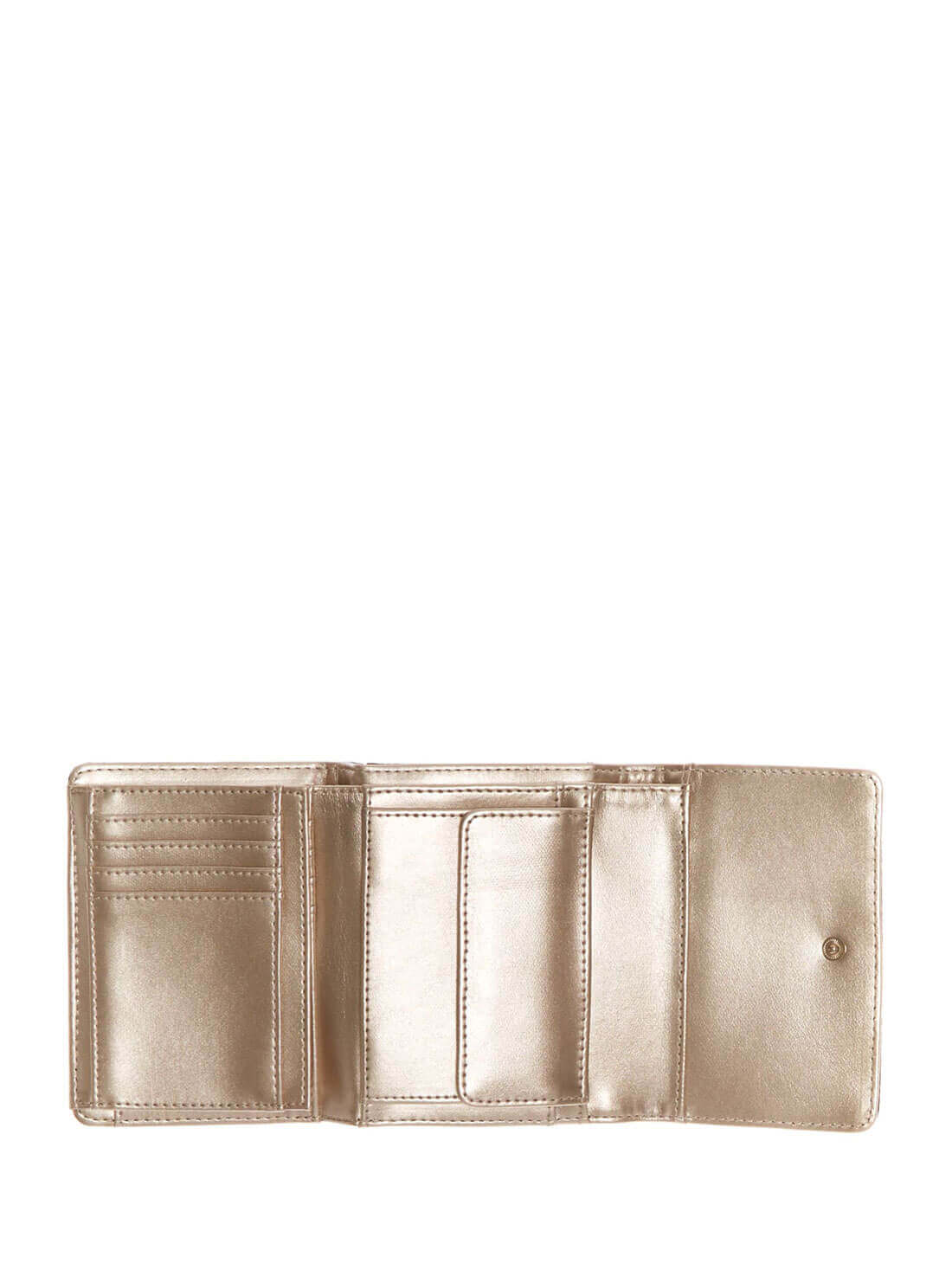 GUESS Womens  Orange Carlson Small Trifold Wallet PG839843 Inside View