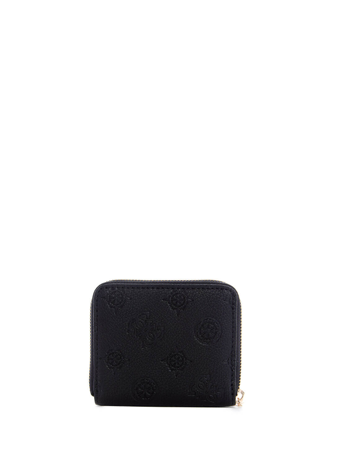 GUESS Womens  Black Peony Helaina Small Wallet PG840337 Back View