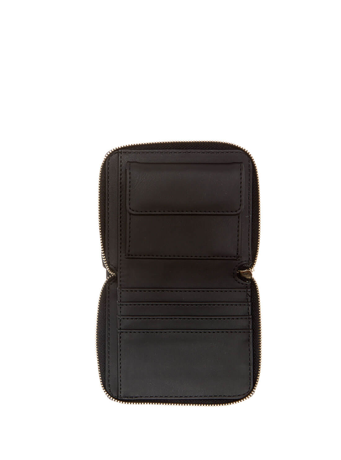GUESS Womens  Black Peony Helaina Small Wallet PG840337 Inside View