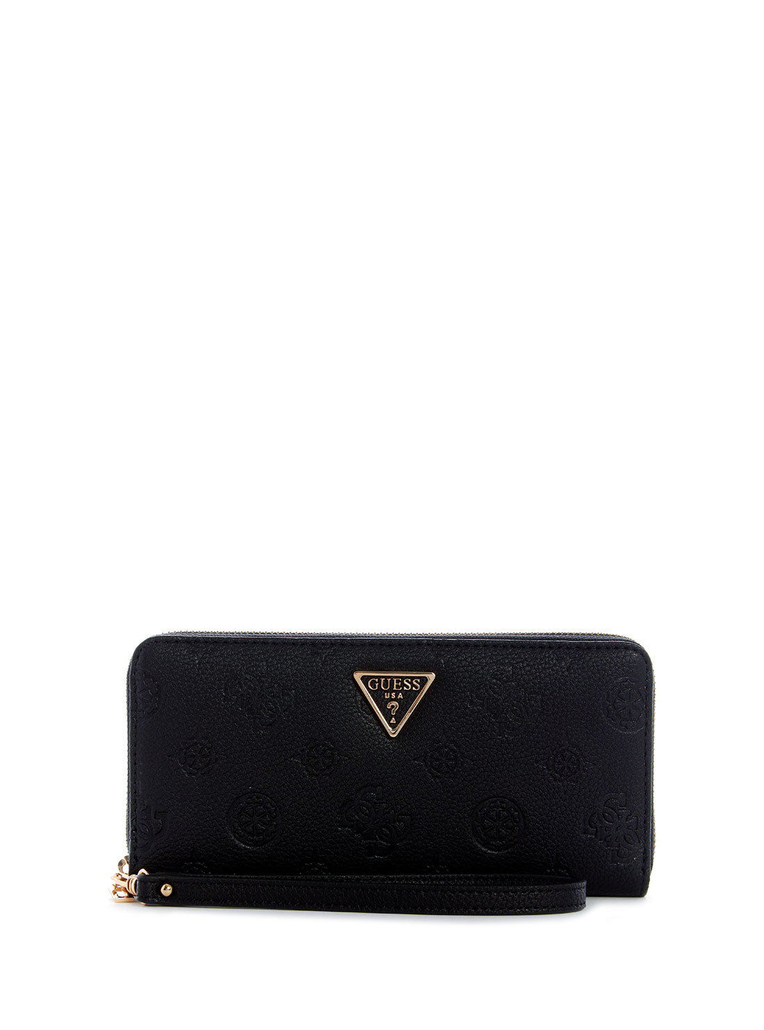 GUESS Womens  Black Helaina Large Wallet PG840346 Front View