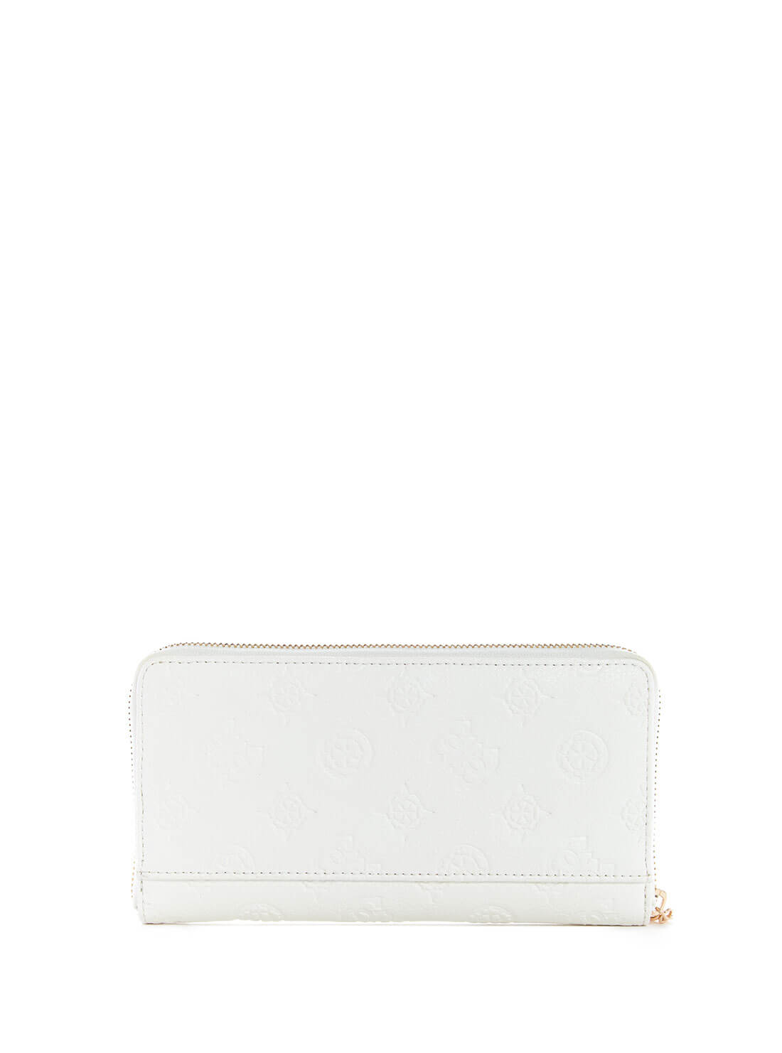 GUESS Womens  White Helaina Cheque Organiser Wallet PG840363 Back View