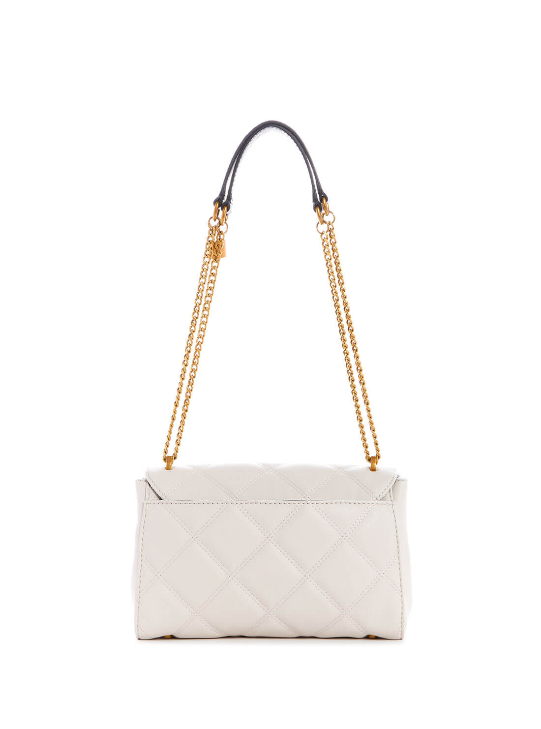 GUESS Womens White Multi Katey Shoulder Bag QB787019 Back View