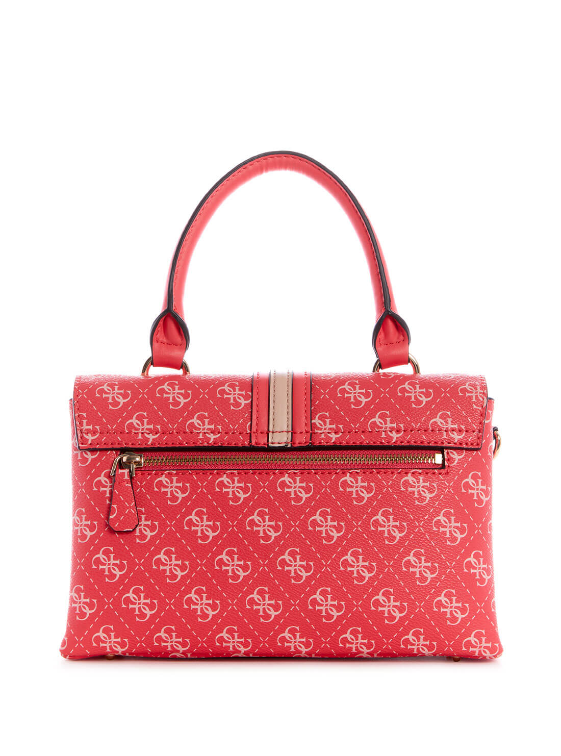 GUESS Womens Pink Logo Kasinta Satchel SG840520 Back View