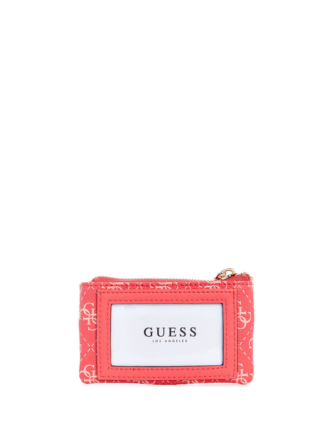 GUESS Womens Pink Logo Kasinta Zip Pouch SG840534 Back View