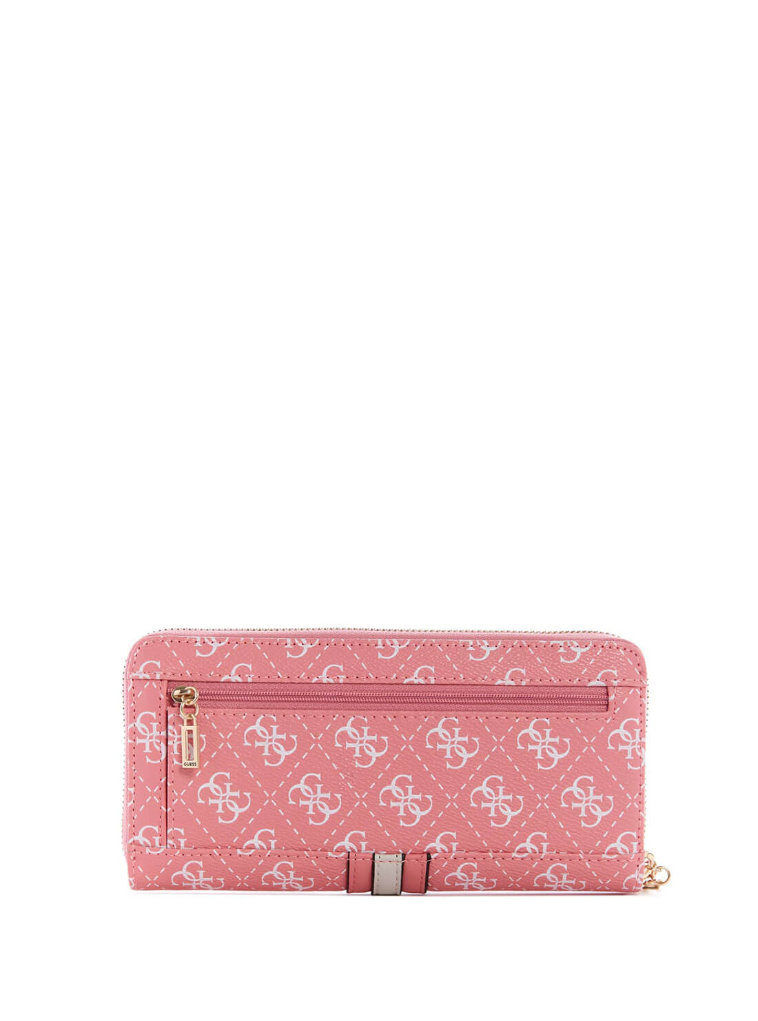 GUESS Womens Pink Multi Kasinta Logo Large Wallet SG840546 Back View
