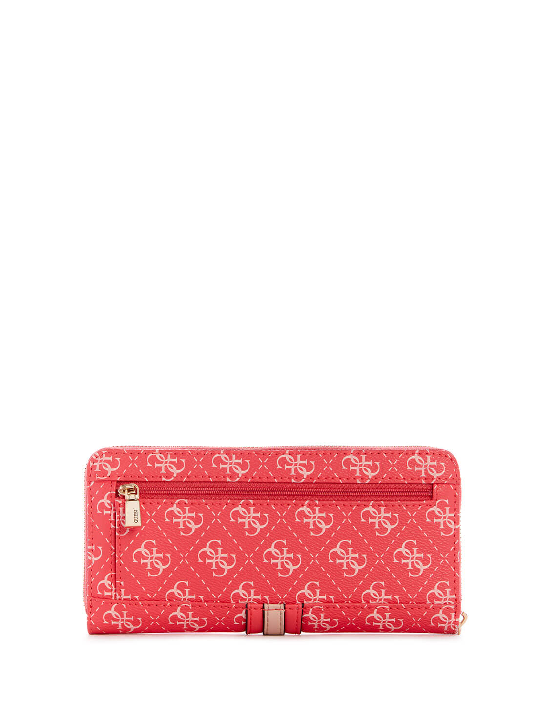 GUESS Womens Pink Multi Kasinta Logo Large Wallet SG840546 Back View