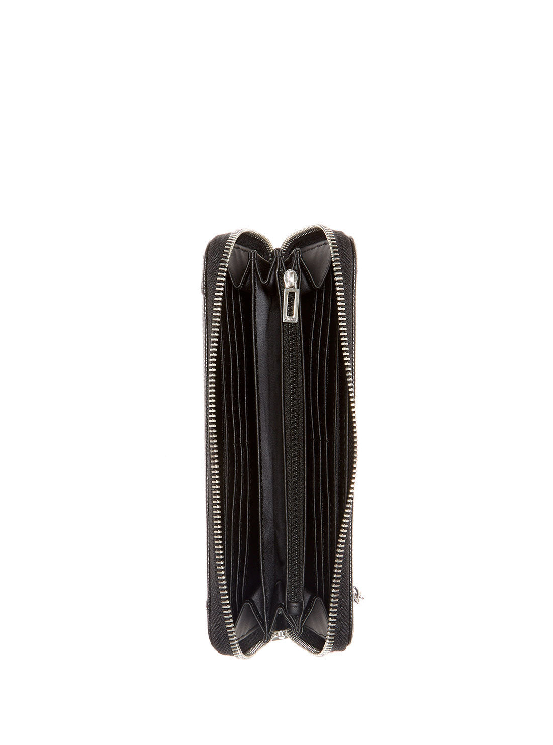 GUESS Womens Black Multi Kasinta Logo Large Wallet SG840546 Inside View