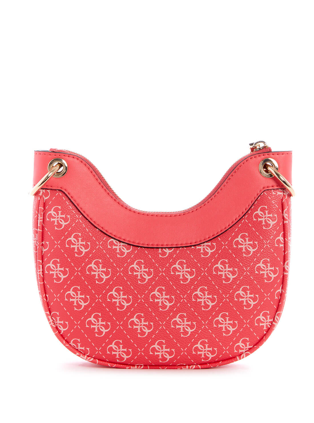GUESS Womens Pink Kasinta Mini Hobo Satchel SG840576 Back View