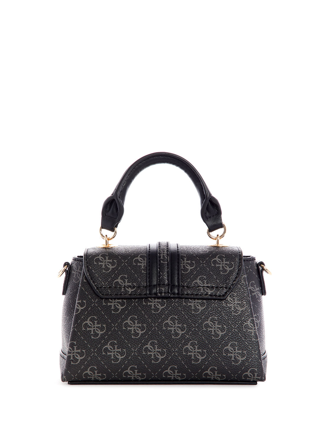 GUESS Womens Black Kasinta Logo Mini Satchel SG840577 Back View