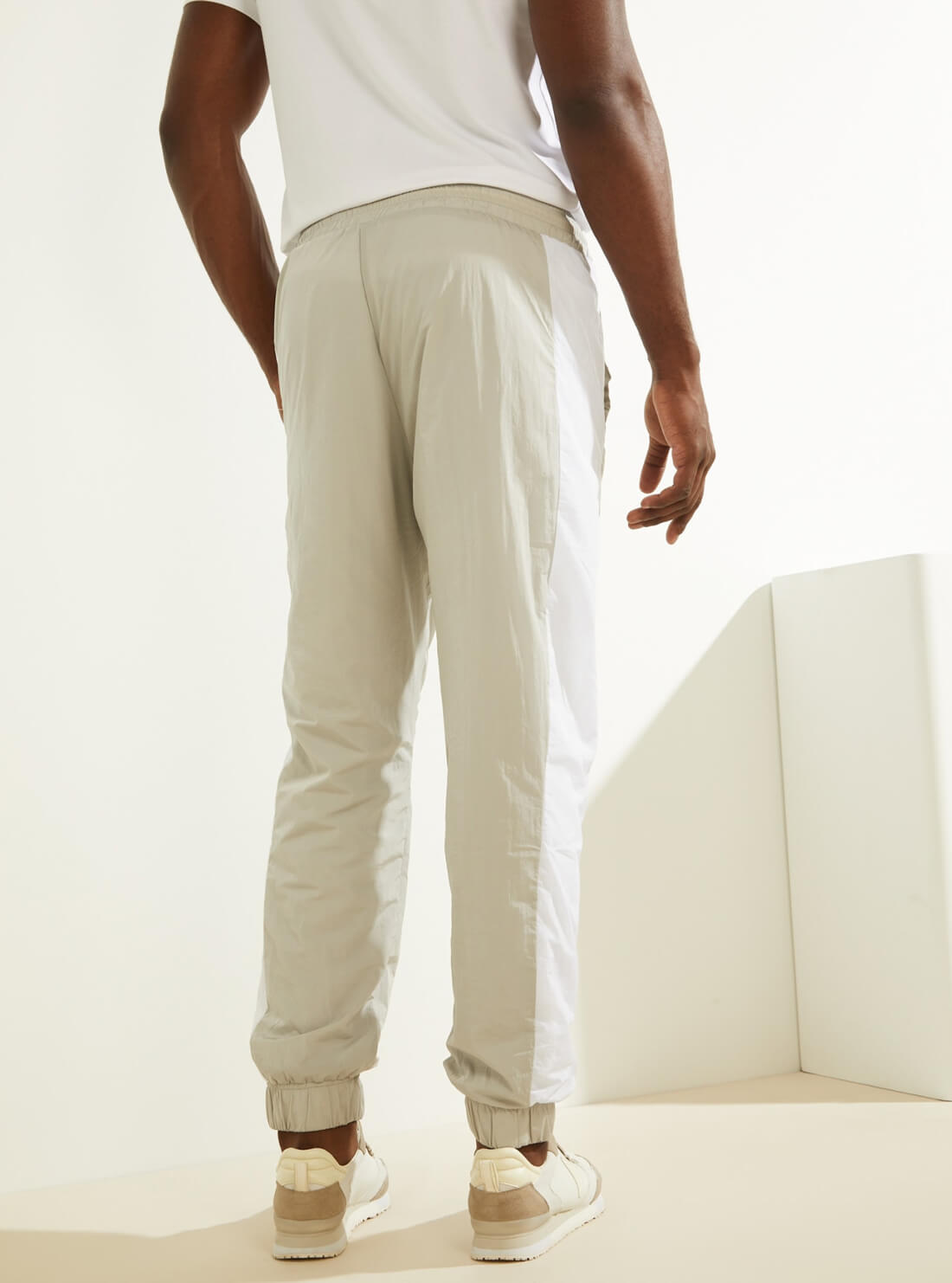 GUESS Mens Grey Nowell Active Jogger Pants    U1BA40WO06F Back View