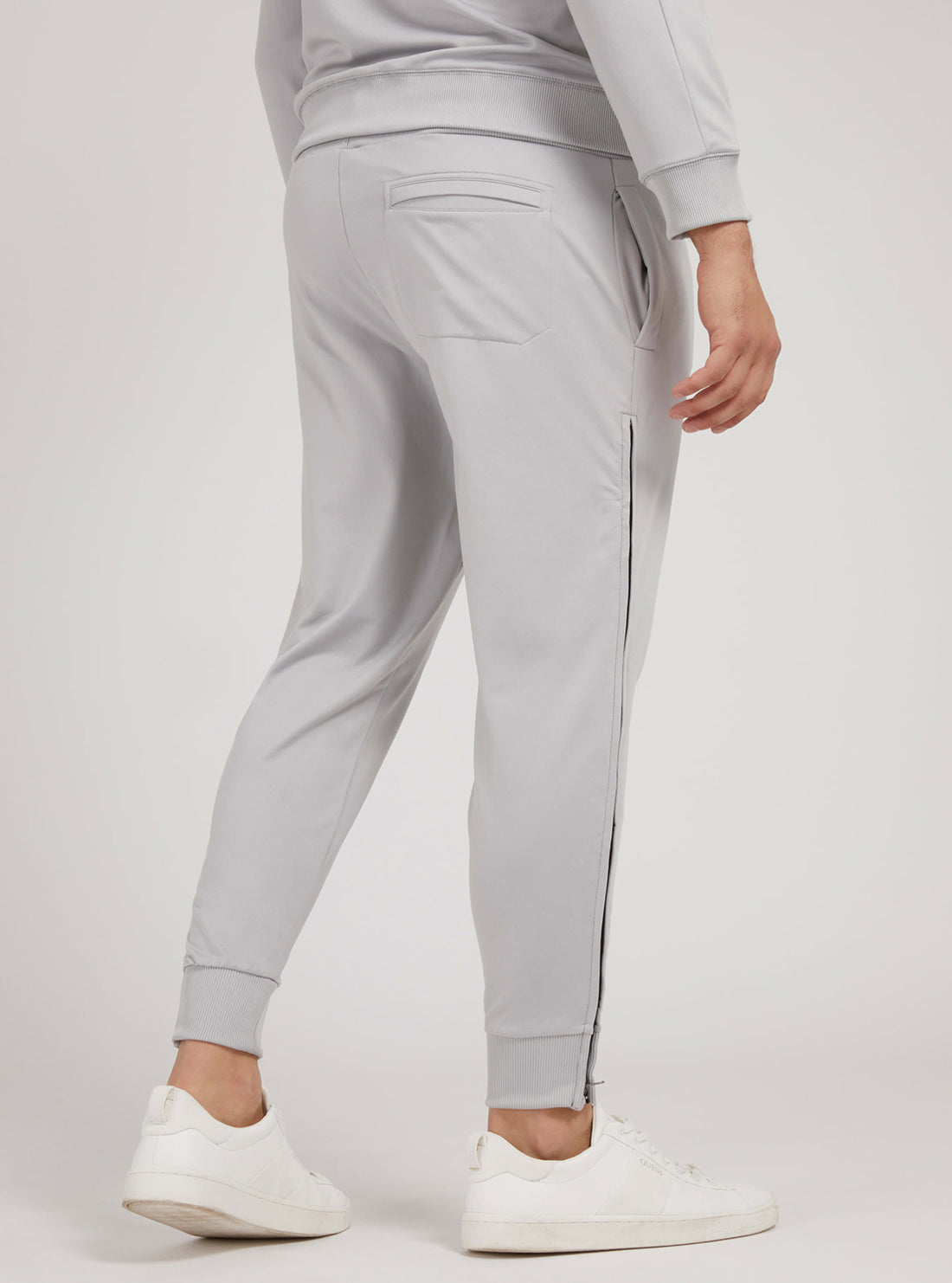 GUESS Mens Eco Grey Hal Trackpants    U1BA44RJQ32 Back View