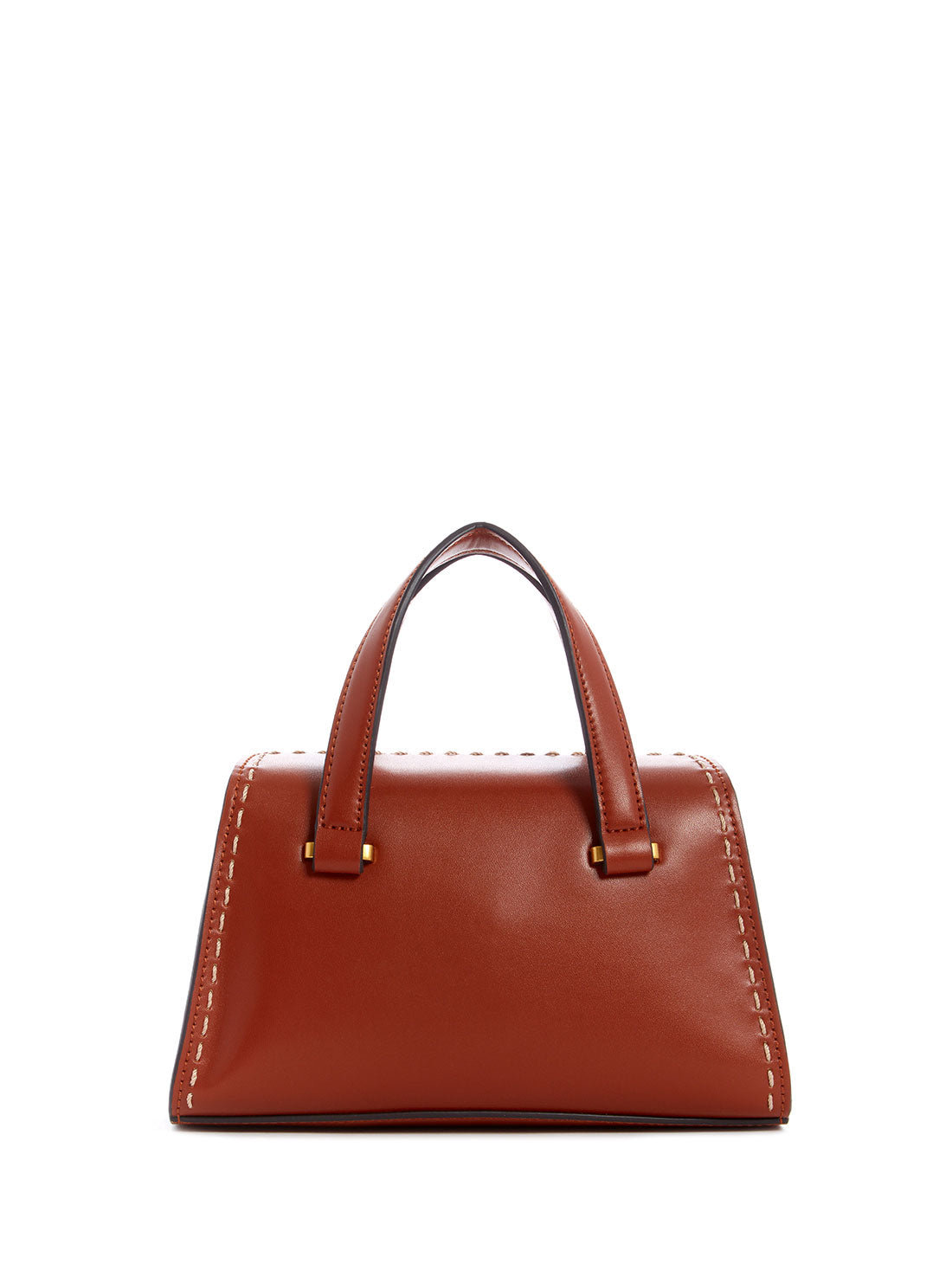 GUESS Womens  Brown Stephi Mini Satchel VB787576 Back View