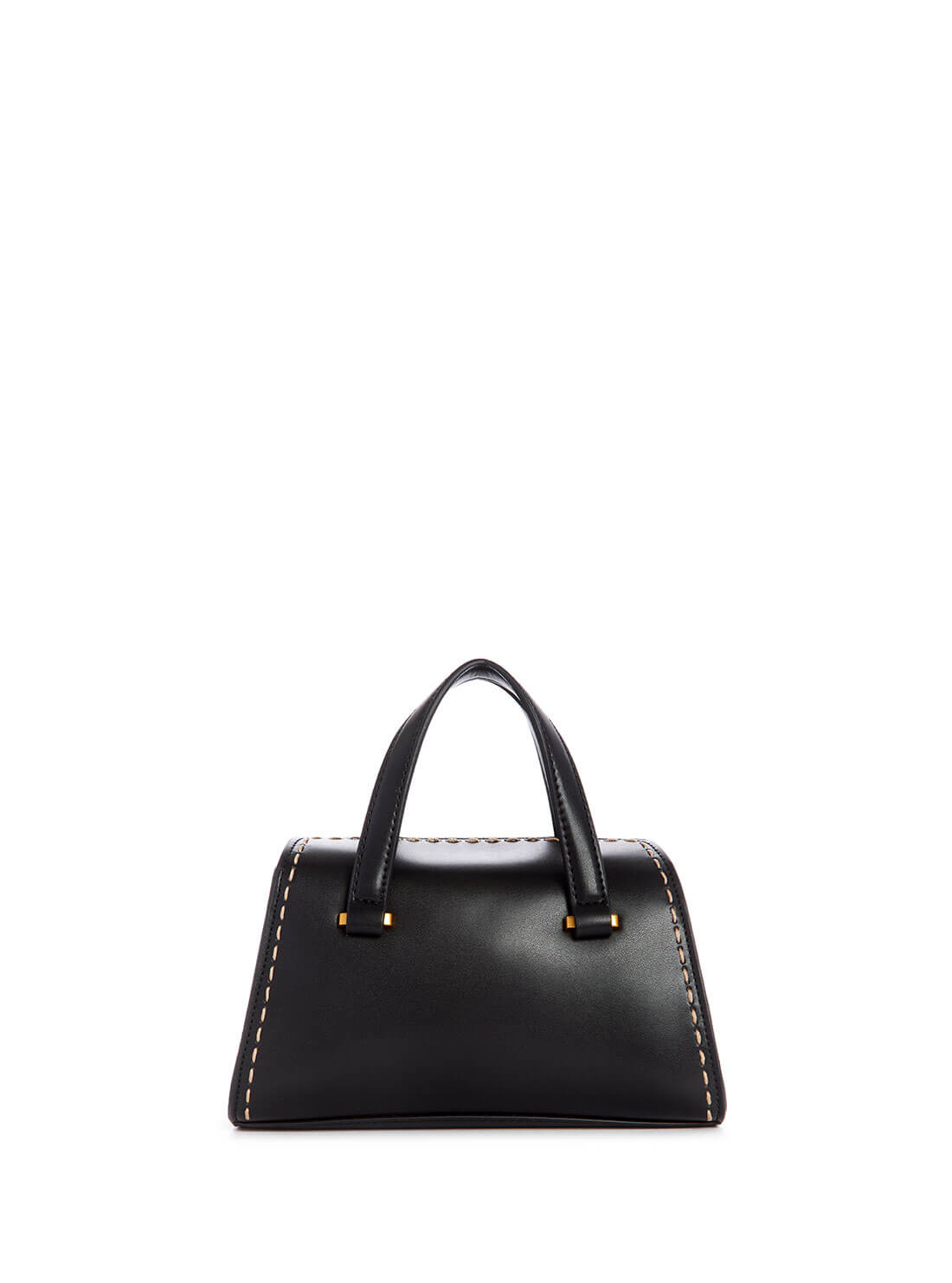 GUESS Womens  Black Stephi Mini Satchel VB787576 Back View