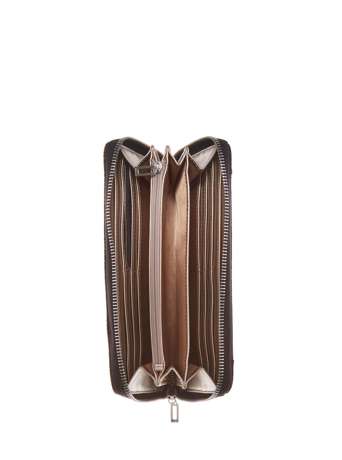 GUESS Womens  Brown Naya Large Wallet  VB788146 Inside View