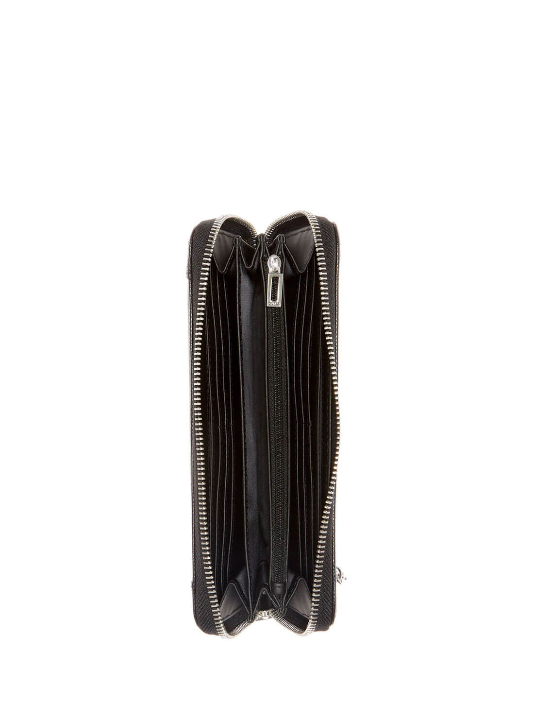 GUESS Womens Black Noelle Large Wallet VG787946 Inside View