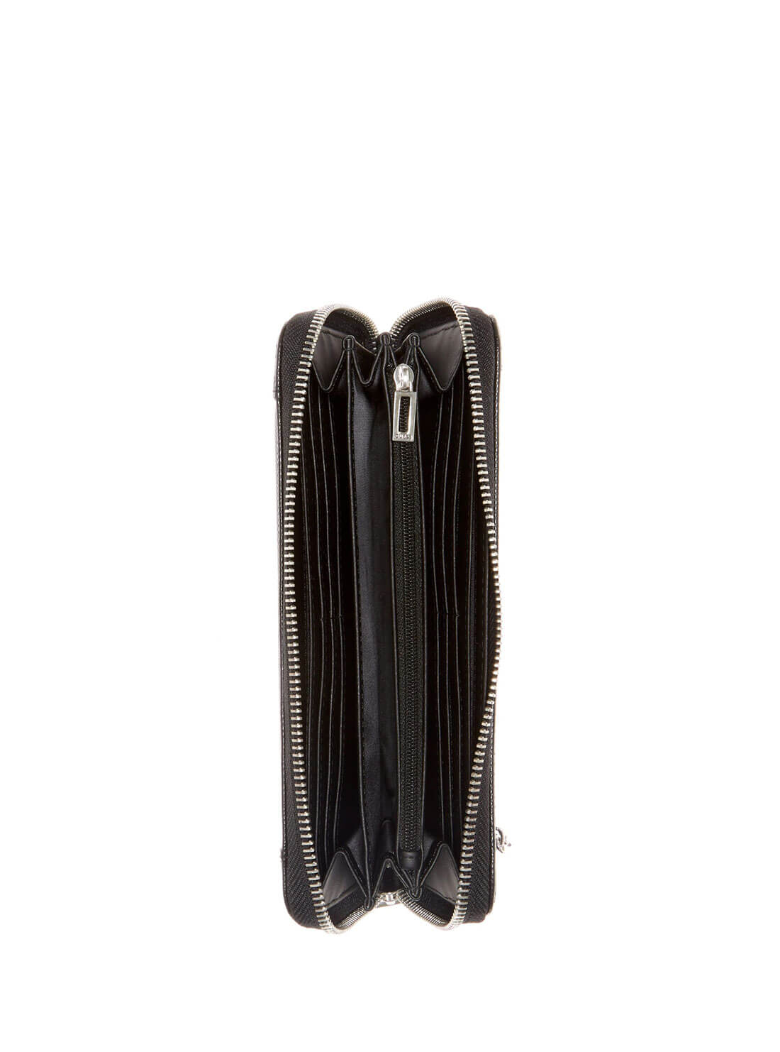 GUESS Womens Black Sandrine Large Wallet  VG796546 Inside View 