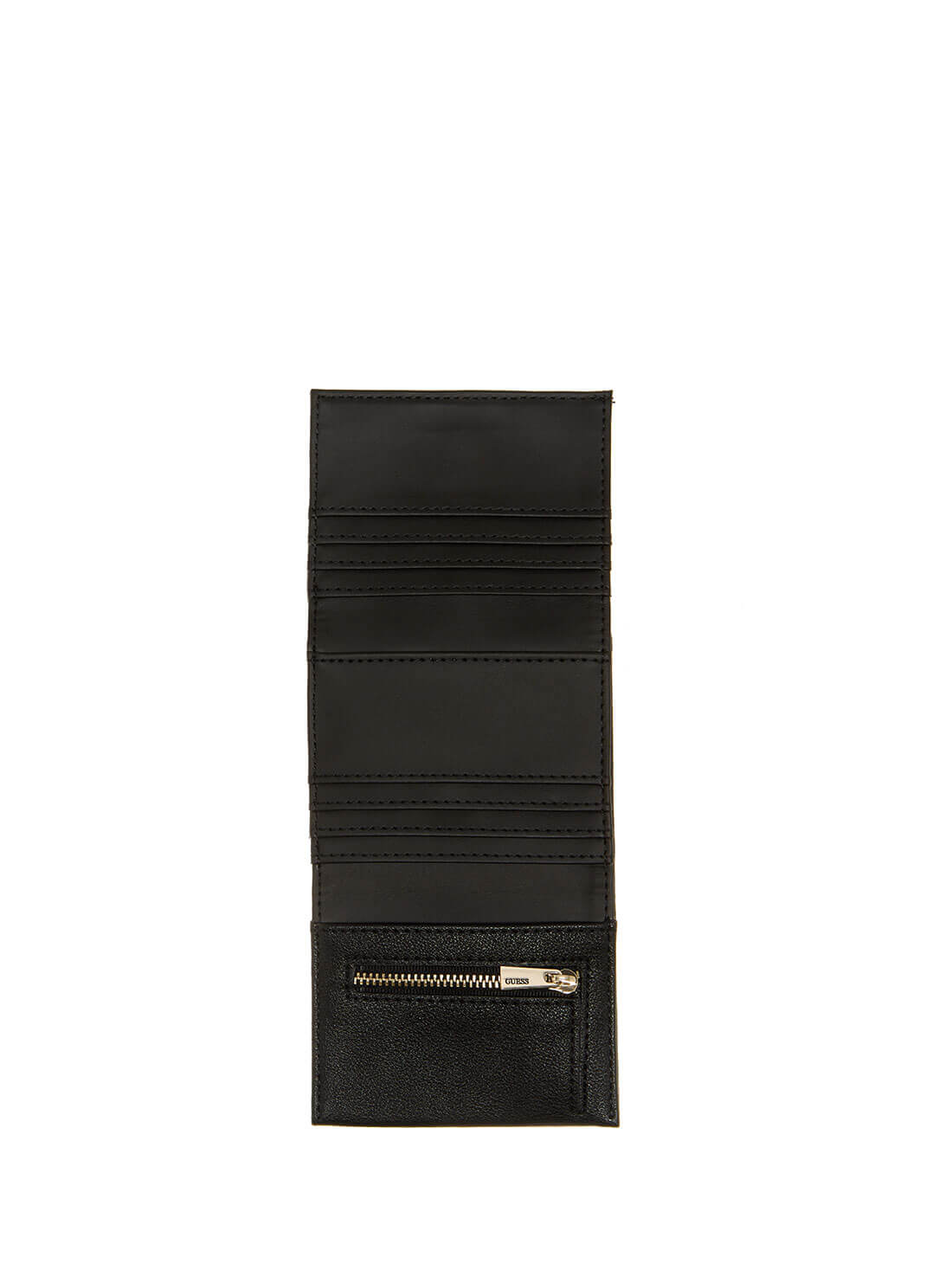 GUESS Womens Black Cordelia Petite Trifold Wallet VG813038 Open View